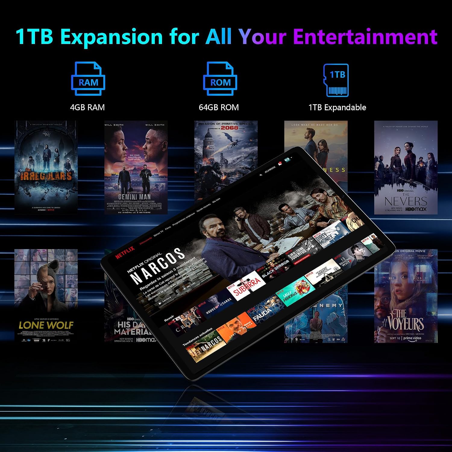 1TB Expandable Storage