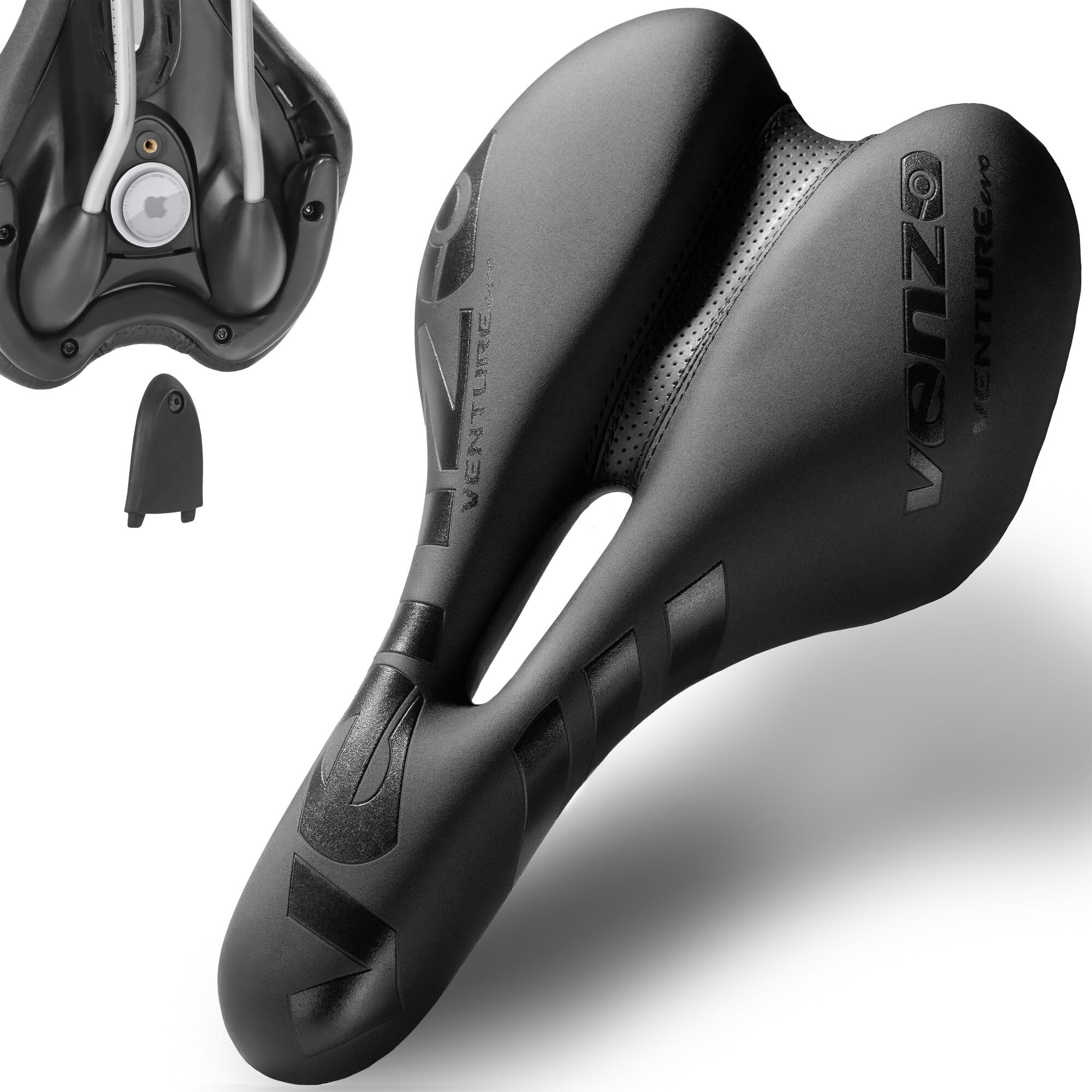 Venzo Comfortable Saddle Bike Seat | Soft & Durable Bicycle Seat for MTB, Road, Exercise, Trekking, Folding, Hybrid & Cruiser Bikes | Breathable &