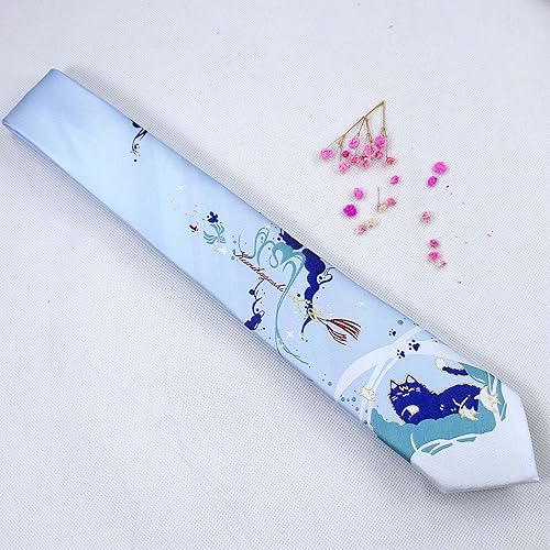 Vista 4 de Genshin Impact Neckwear Corbatas Anime Cosplay corbata JK Ropa Hombres Mujeres Accesorios Accesorios Accesorios