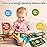 Hooku Busy Board for 1 Year Old, Montessori Sensory Toys for Toddlers 1-3, Fine Motor Travel Toys, Toddler Learning Activities, Birthday Gifts for Baby Boy Girl