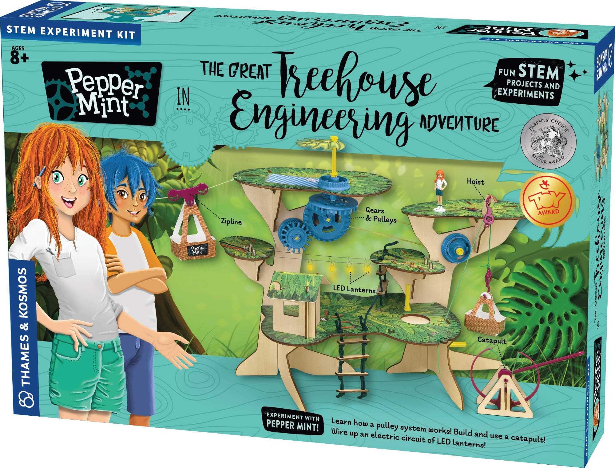 626020 Thames and Kosmos Pepper Mint: The Treehouse Adventure, STEM Experiment Kit, Ages 8+, Multi