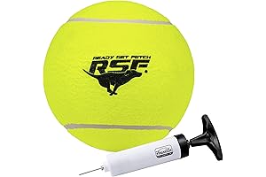 Franklin Pet Supply Ready Set Fetch: The Jumbo Dog Tennis Ball for Endless Tail-Wagging Fun