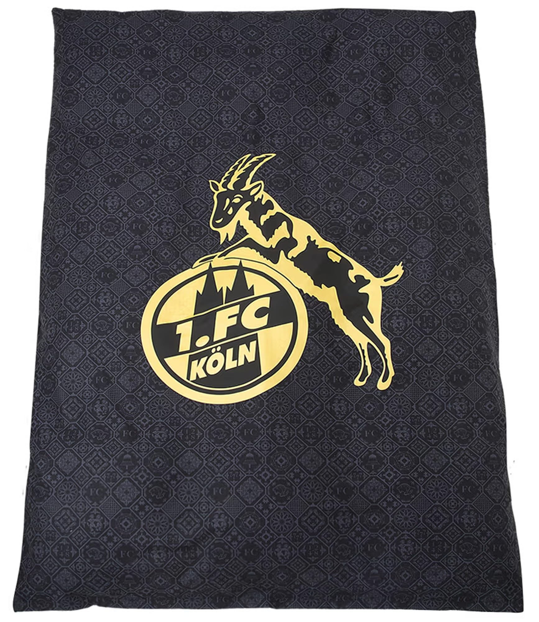 1. FC Köln Bettwäsche - Ausweichtrikot - schwarz/Gold | 2teilig | 135 x 200 cm