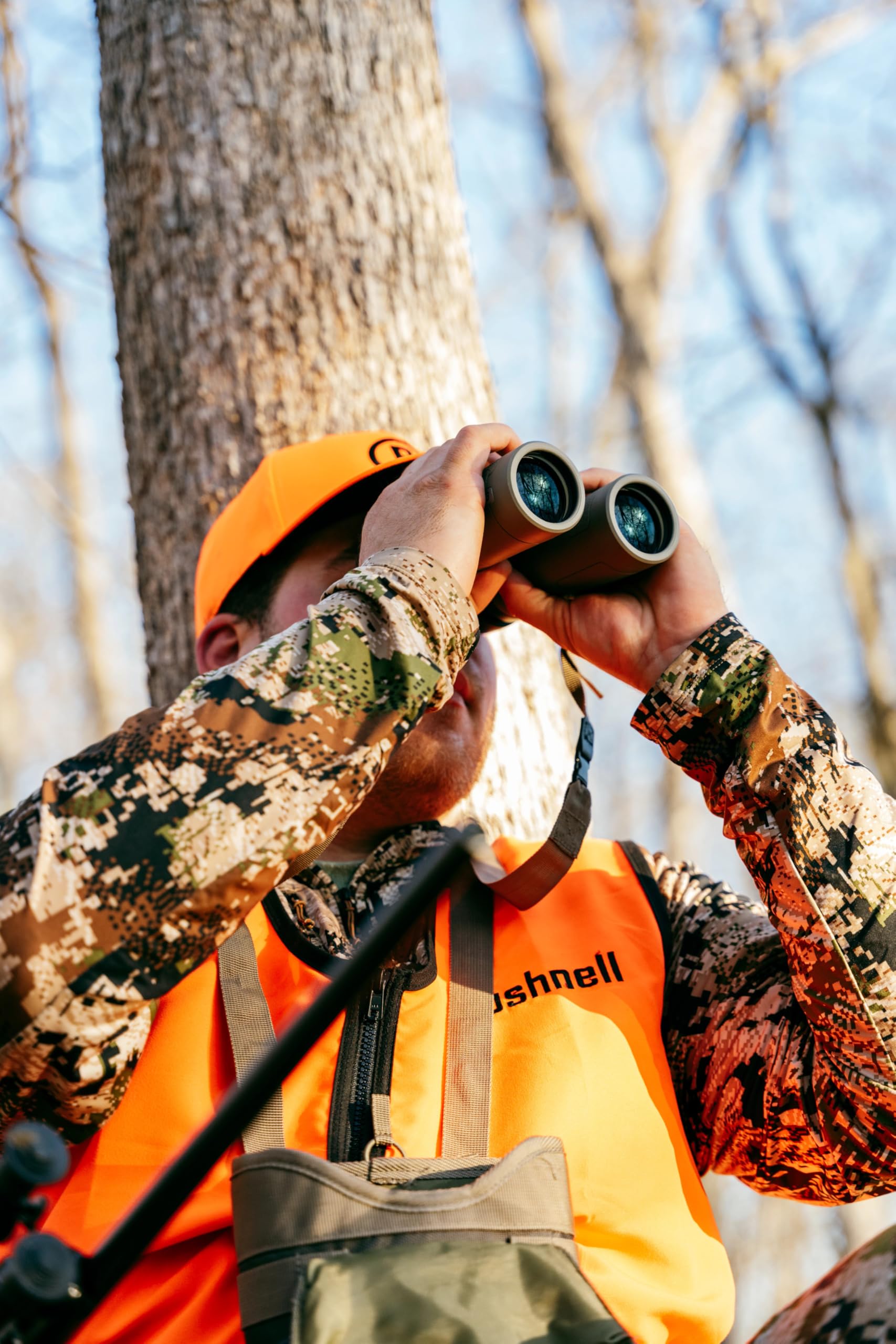 Bushnell R3 Binoculars with Vault Lite Bino Chest Harness, HD Optical System, Fully Multi-Coated Lenses, EXO Barrier, IPX7 Waterproof - Binoculars for Bird Watching and Wildlife Observation: 8x42 Binoculars