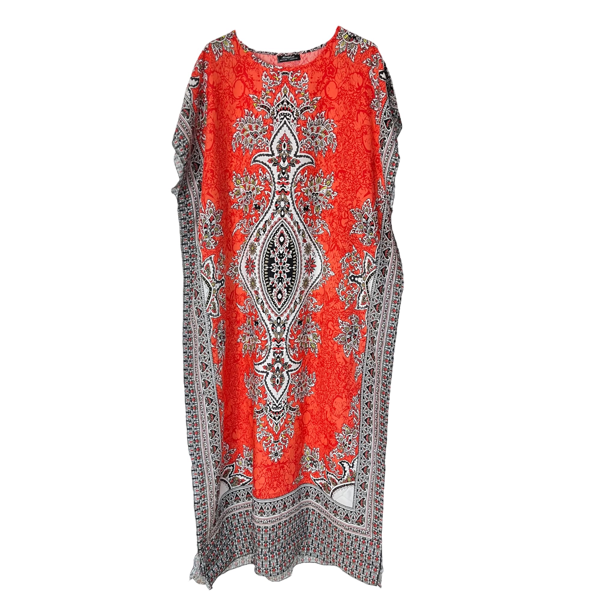 ZWQJYH Abito Lungo Da Donna, Elegante, Elegante, Con Stampa Floreale Scollo A V Senza Maniche Per Il Tempo Libero Da Sera Da Festa Da Cocktail Da Spiaggia Taglie Grandi Bianco9 L 102900809