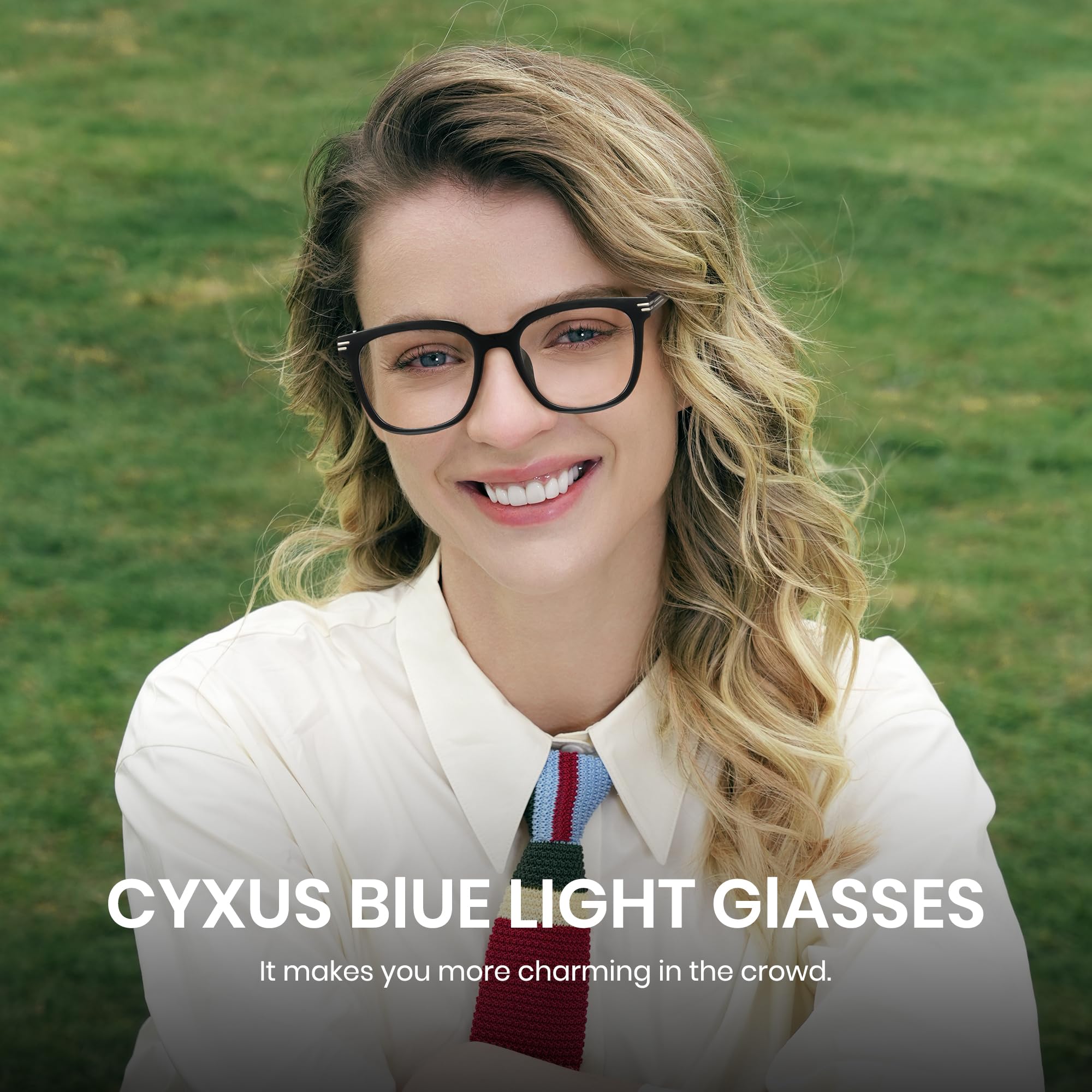 Cyxus Blaulichtfilter Brille Damen Herren Augenbelastung Reduzieren 8191