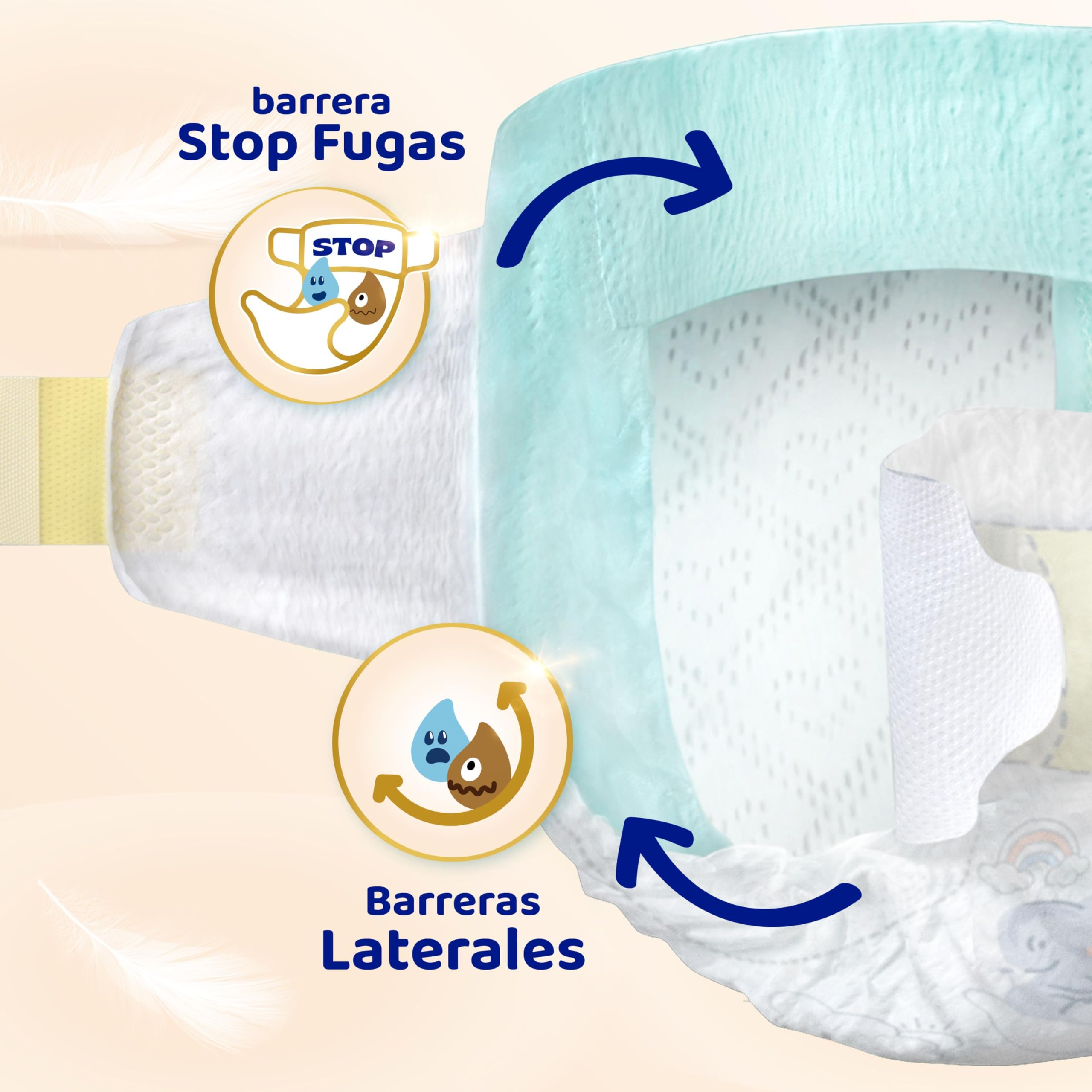 Dodot Sensitive Talla 3, 78 Pañales, 6kg-10kg, Hasta Una Noche 100% Libre De Fugas Y Cuidado De La Piel — view 6