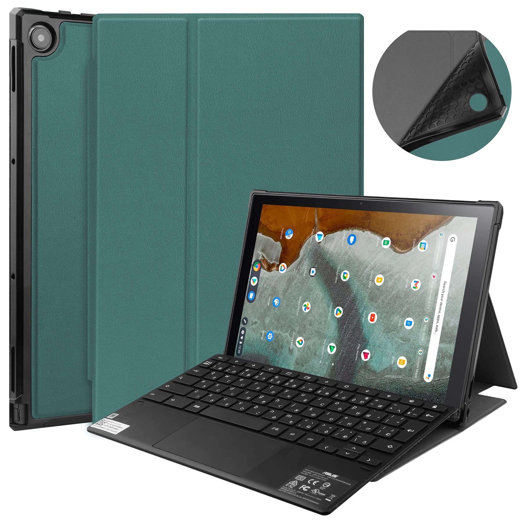 Chromebook本体 Chromebook CM3 CM3000DVA-HT0019 caso tablet PC Por Asus. ChromeBook destacável CM3 (CM3000DVA