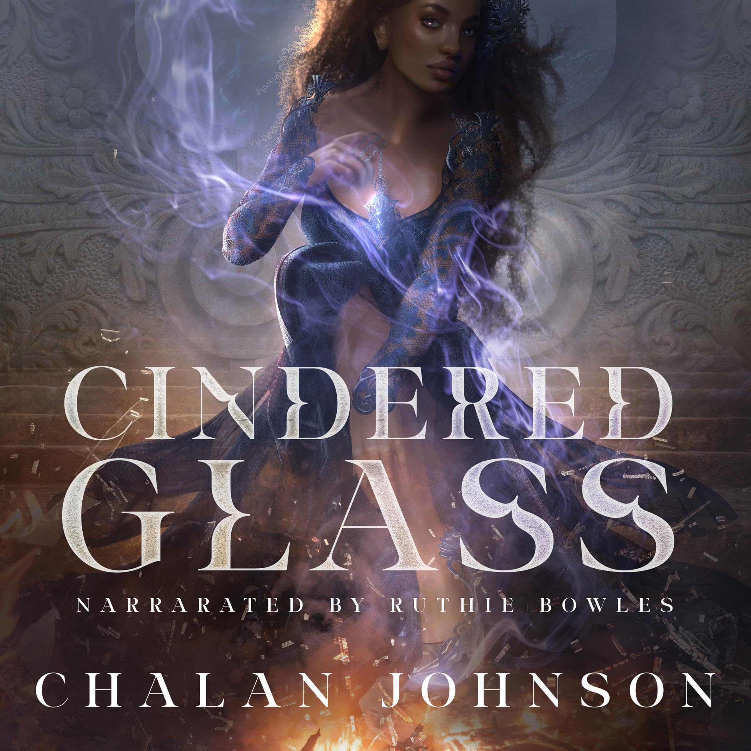 Cover art for Cindered Glass: A Faerytale Queens Novel