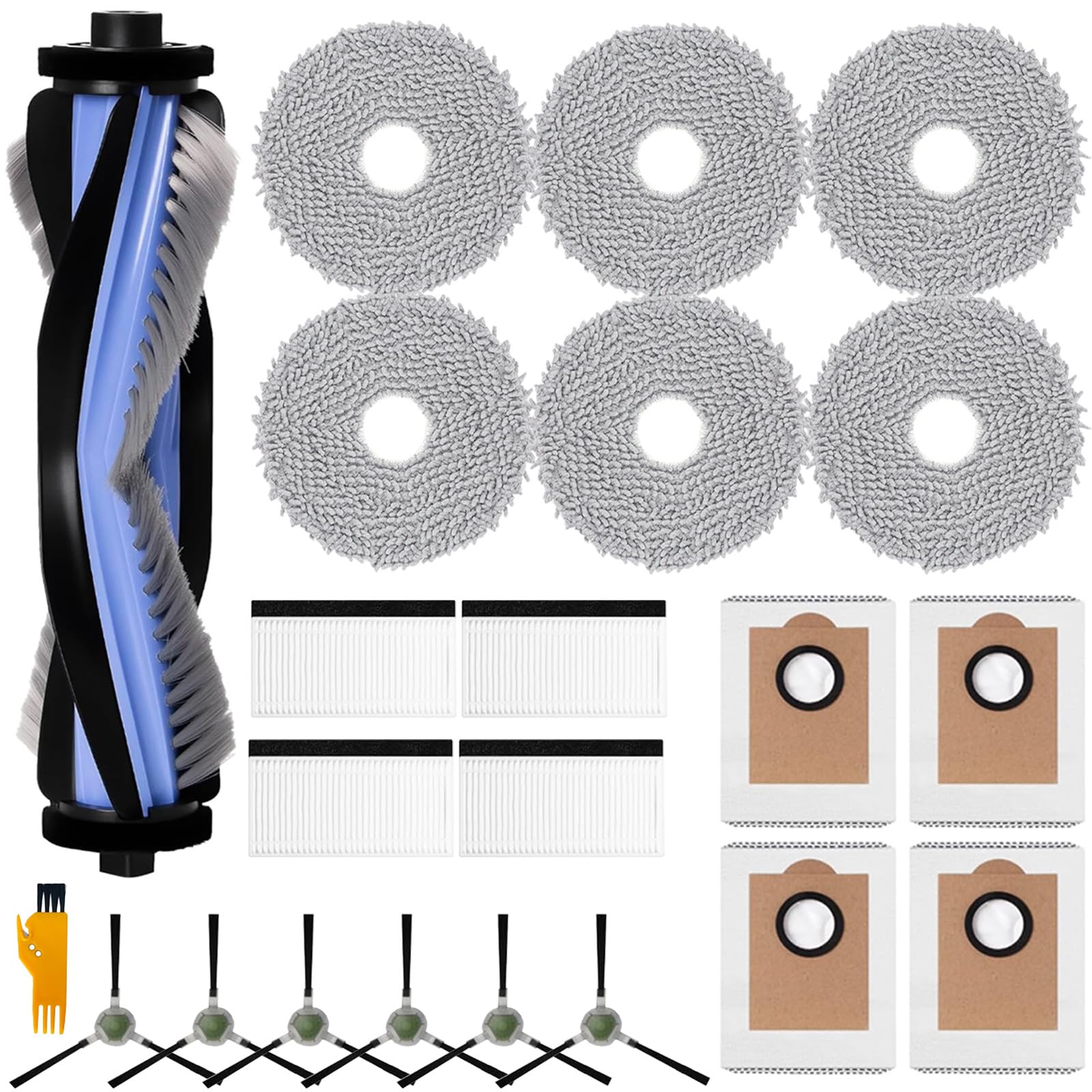 Kit LEFANT M3 Max brosses filtres sacs et chiffon pour l'aspiration et le nettoyage des sols