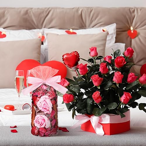 Miniatura 5 de Dansib 3 bolsas de popurrí de Navidad de 15 onzas, jarrón de relleno de cuenco de popurrí, aroma de Navidad, popurri de pino, fragancia de flores