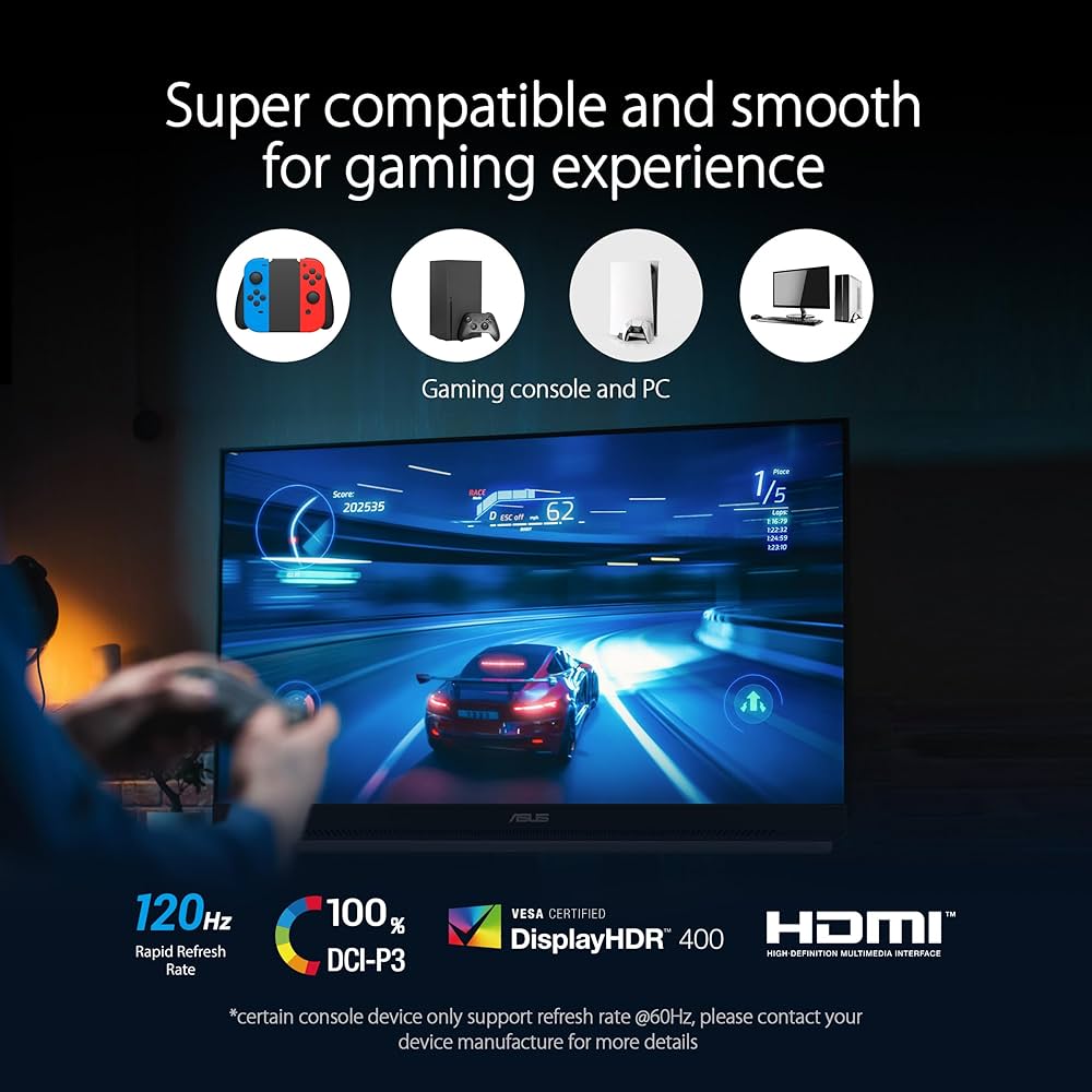 Amazon.co.jp: ASUS ポータブルモニター ZenScreen MB16QHG 16インチ