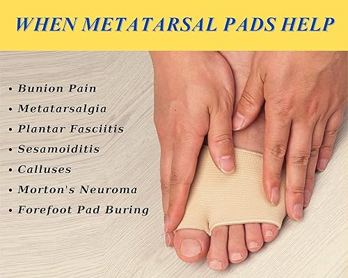 Miniatura 2 de Almohadillas metatarsianas para mujeres y hombres, alivio del dolor de bola de pie, gel suave en el interior, ayuda a la metatarsalgia, mortones,