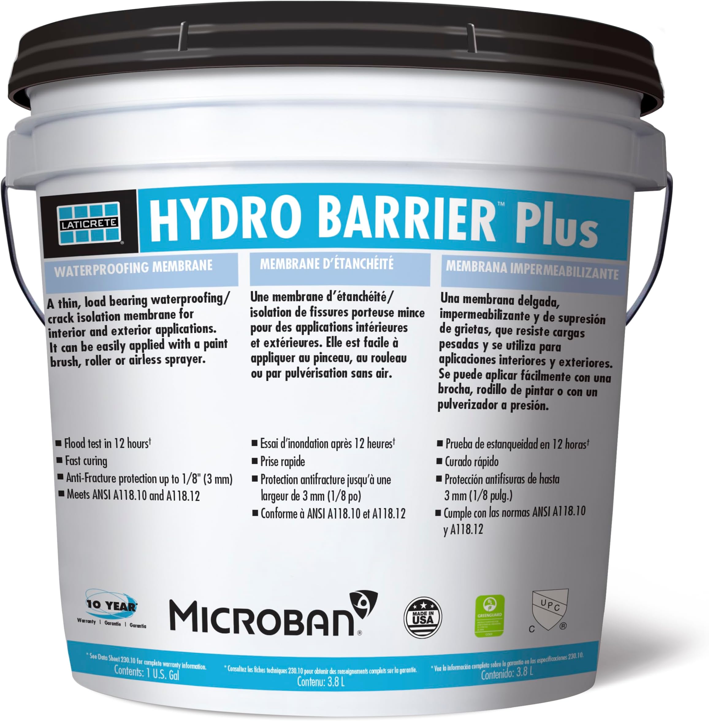 LATICRETE Hydro Barrier Plus Waterproofing 1 Gallon