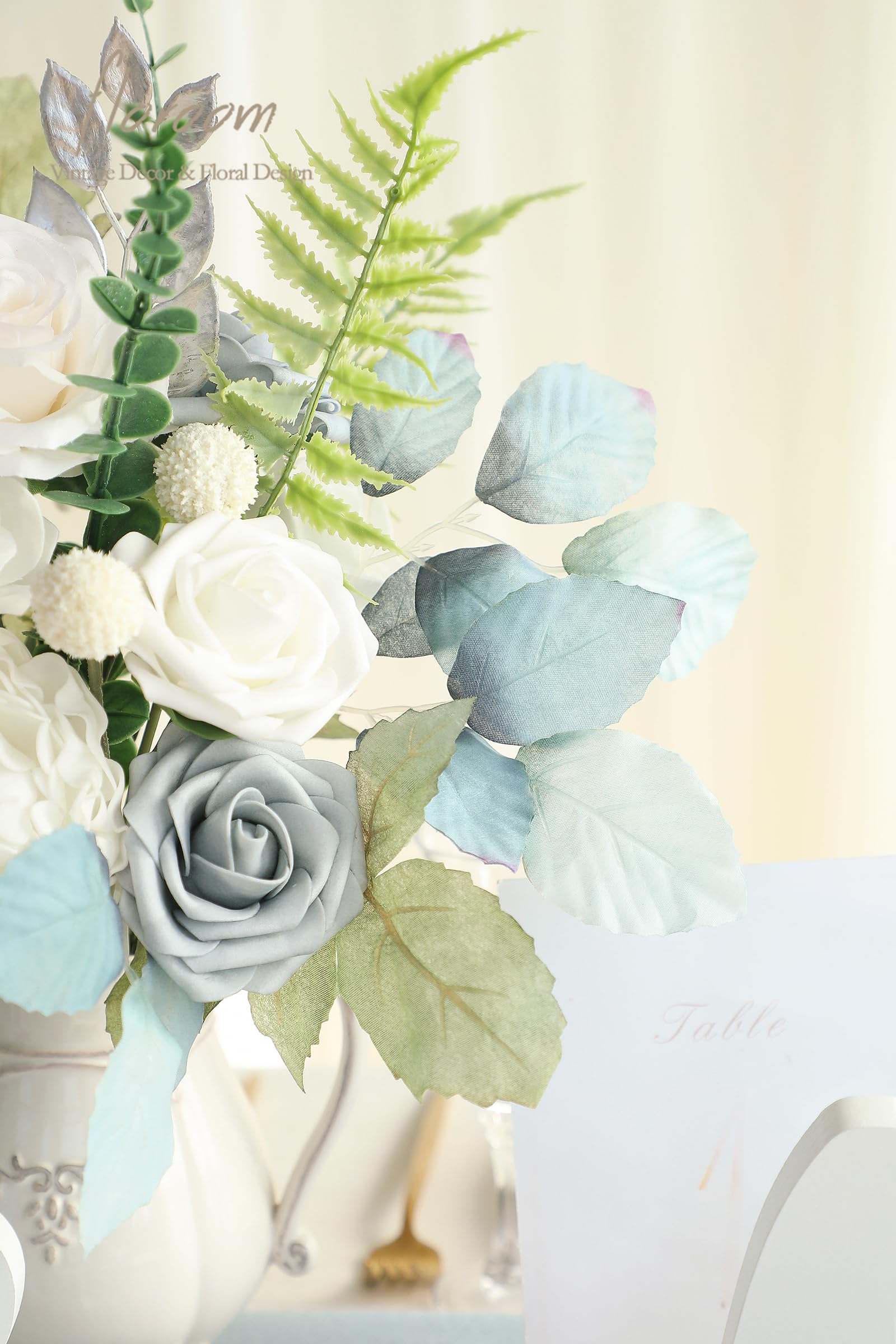 Amazon.co.jp: Floroom 造花 茎 ボックスセット 36個 7種類のフェイク
