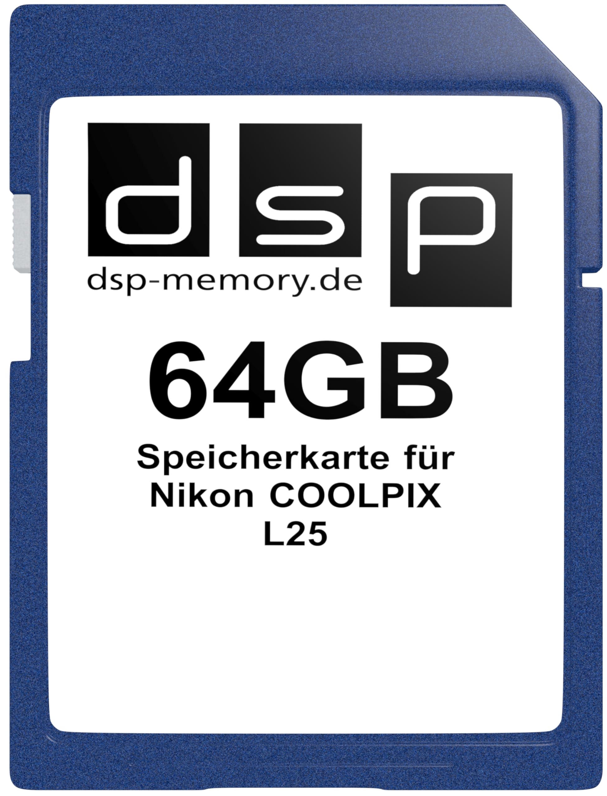 64GB Speicherkarte für Nikon COOLPIX L25