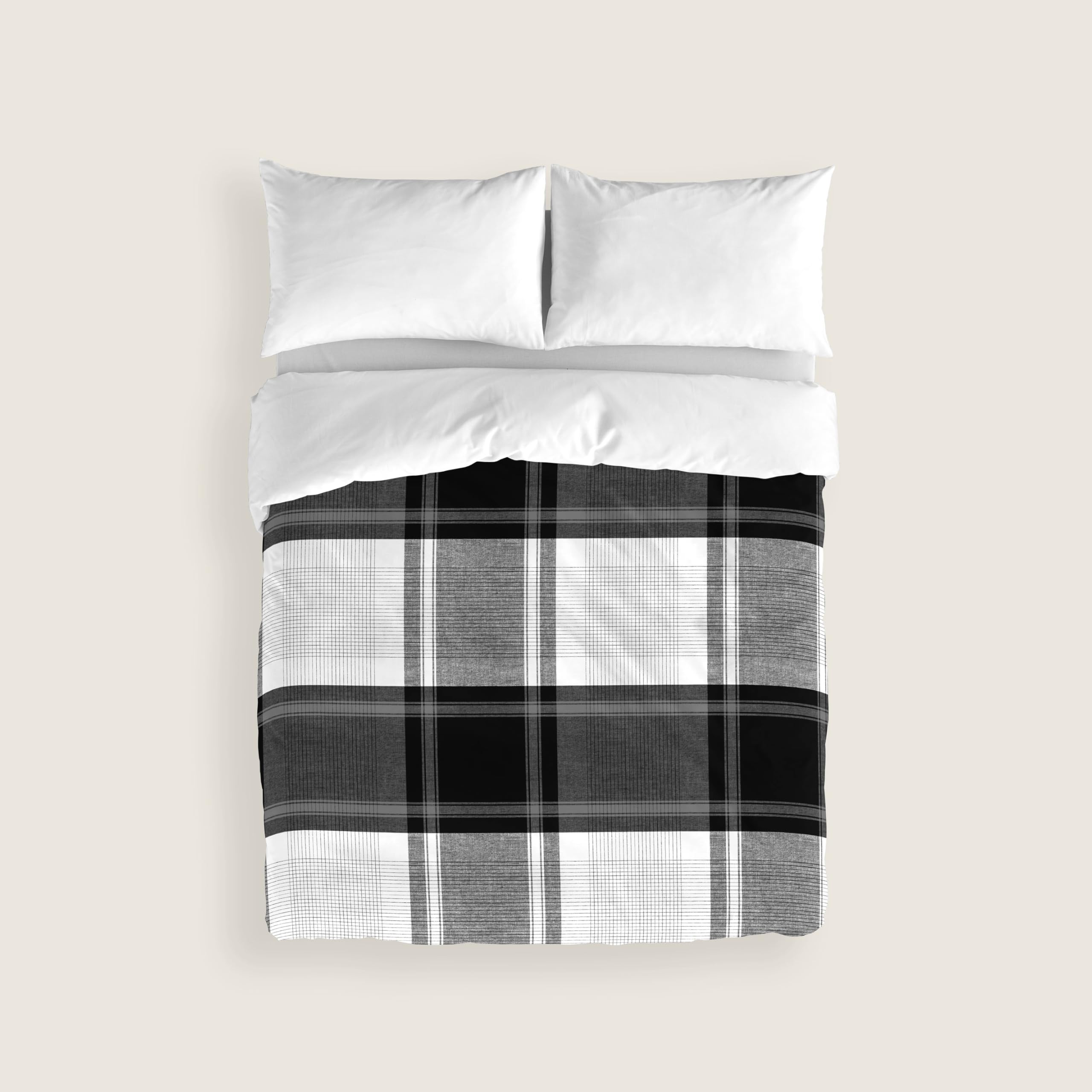 NATURALS - Funda Nórdica Estampada Cama 90-100% Algodón Suave y Transpirable - Juego de Edredón 150x220 cm con Solapa + 45 cm - 1 Funda Almohada 45x110 cm - Fabricado en España