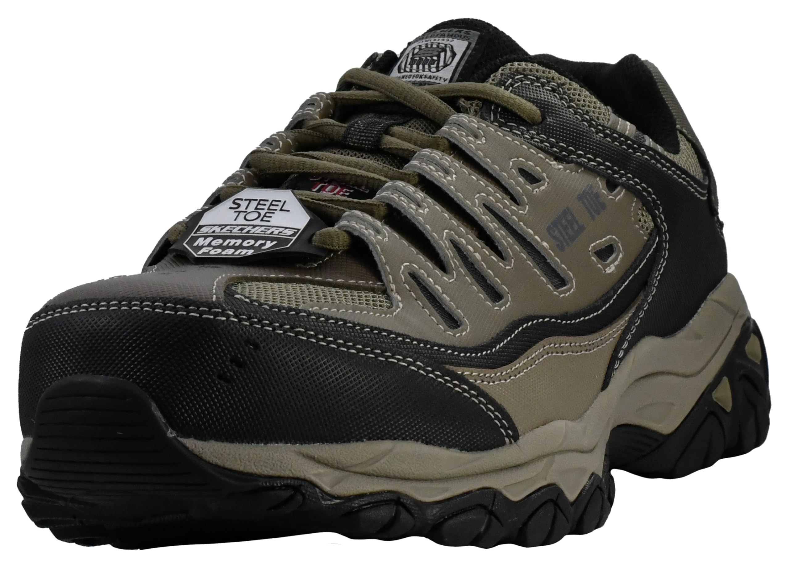 Skechers Men's Cankton Steel Toe Electrical Hazard Construction Shoes