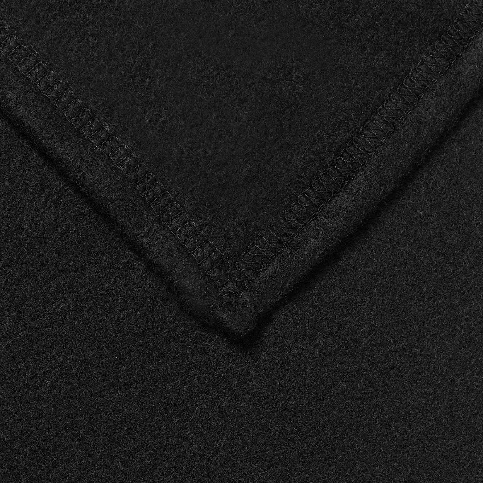 Manta Fleece 6 Piezas Negro 170x130cm