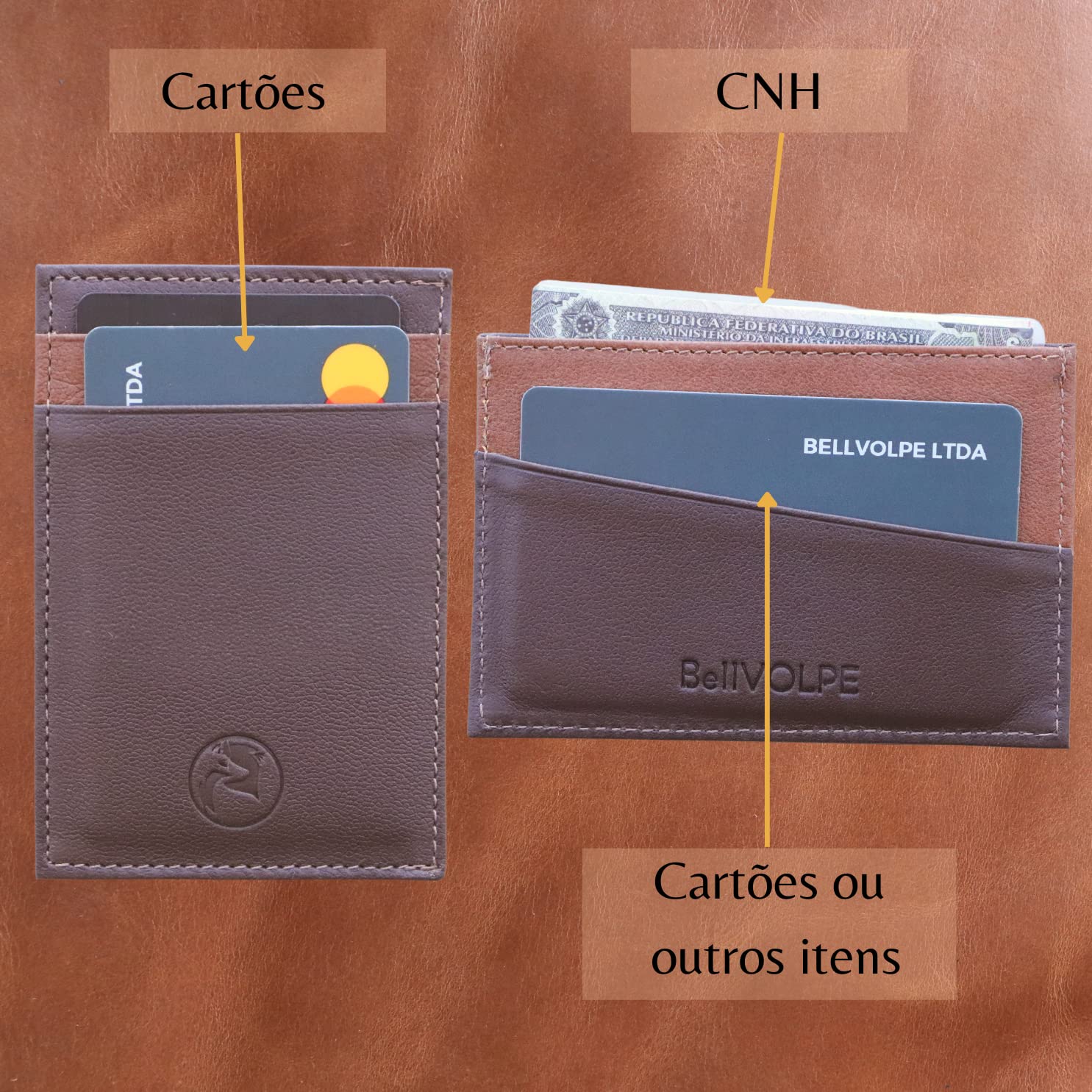 Carteira Masculina Feminina Porta Cartões Slim (Café/Caramelo) em promoção! Veja a oferta e mais achadinhos de Carteiras & Cintos 8 Hoje é o melhor dia para comprar Carteira Masculina Feminina Porta Cartões Slim (Café/Caramelo) com aquele preço maroto! Promoção! Aproveite a oferta! 8