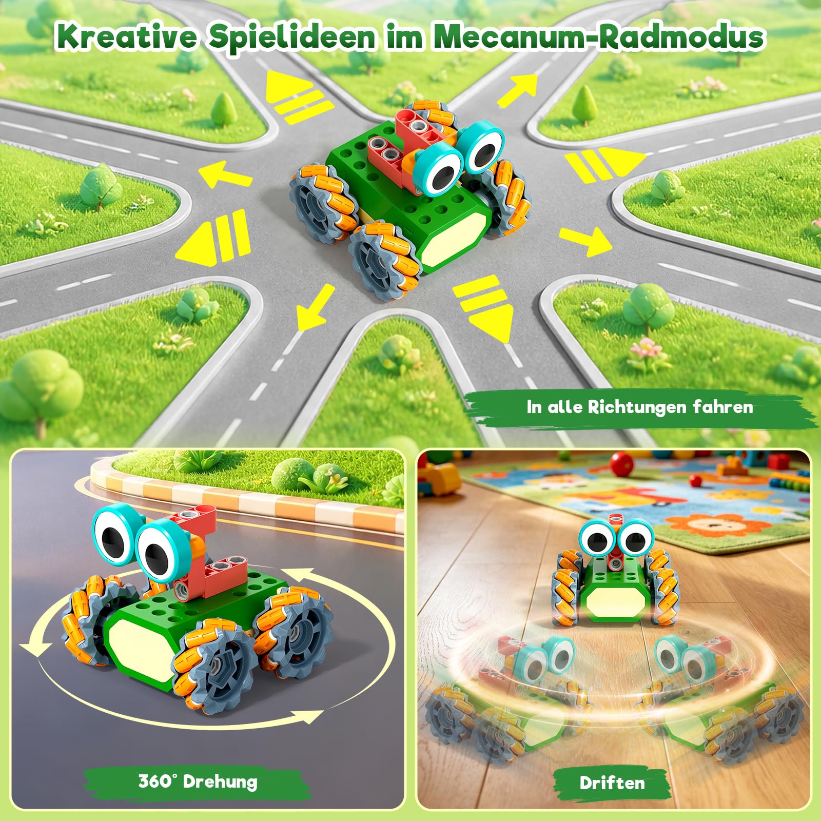 Technic Roboter Bauspielzeug Bausatz ab 6+, 33+ IN 1 RC Roboter und Auto | 150PCS, STEM Ferngesteuert Robot Bausatz Kinder, RC Programmierbar Spielzeug Geschenk ab 6 7 8 9 10 11 12 Jahre Jungen