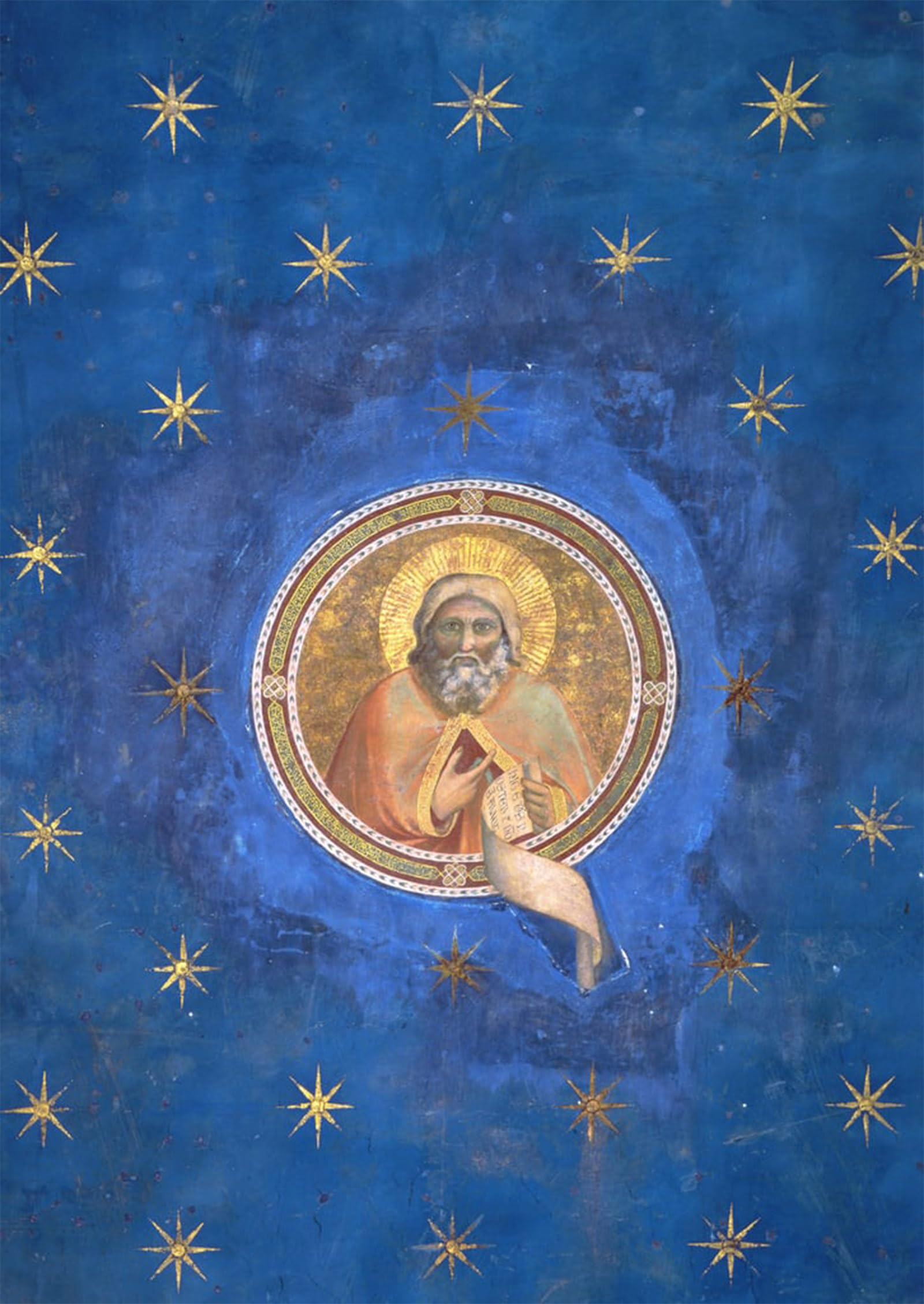 POSTERIIk Famous Modern Artwork Art Mural Baruch From the Ceiling Vault by Giotto Di Bondone Oil Paintings Pictures for Home Decor 60x90cm
