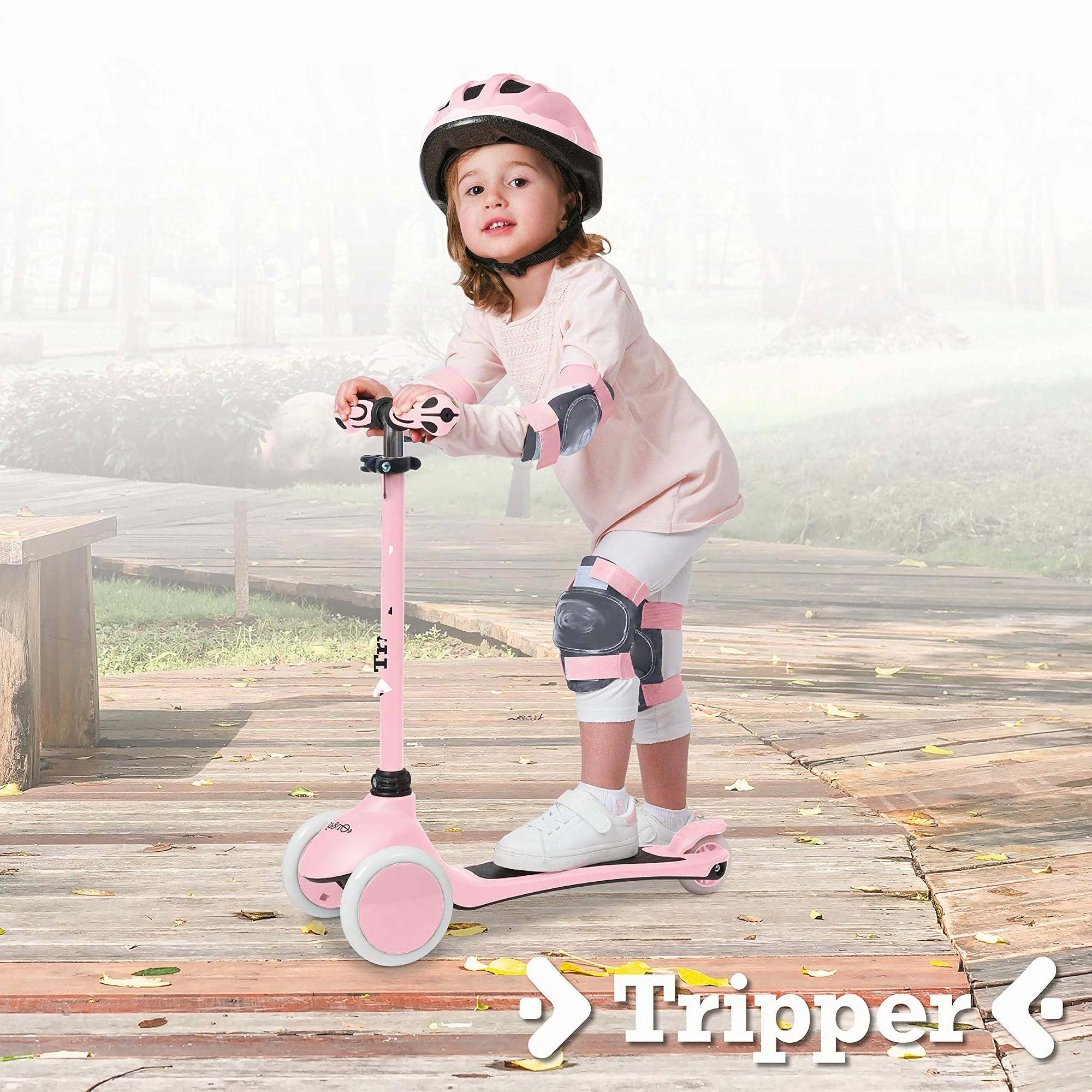mondo Toys - Trottinette 3 Roues - on & Go Tripper - Rose - Glisse Urbaine - Enfant - 3 Ans et Plus - 28571