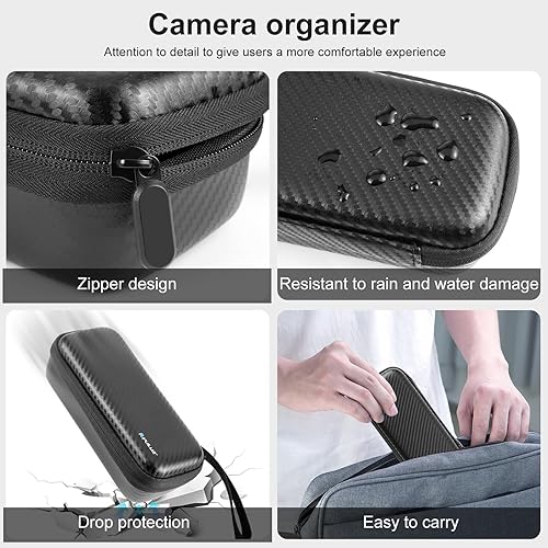 Miniatura 6 de Osmo Pocket 3 - Funda de transporte portátil compatible con DJI Osmo Pocket 3, caja protectora de almacenamiento rígida para viajes, compacta con