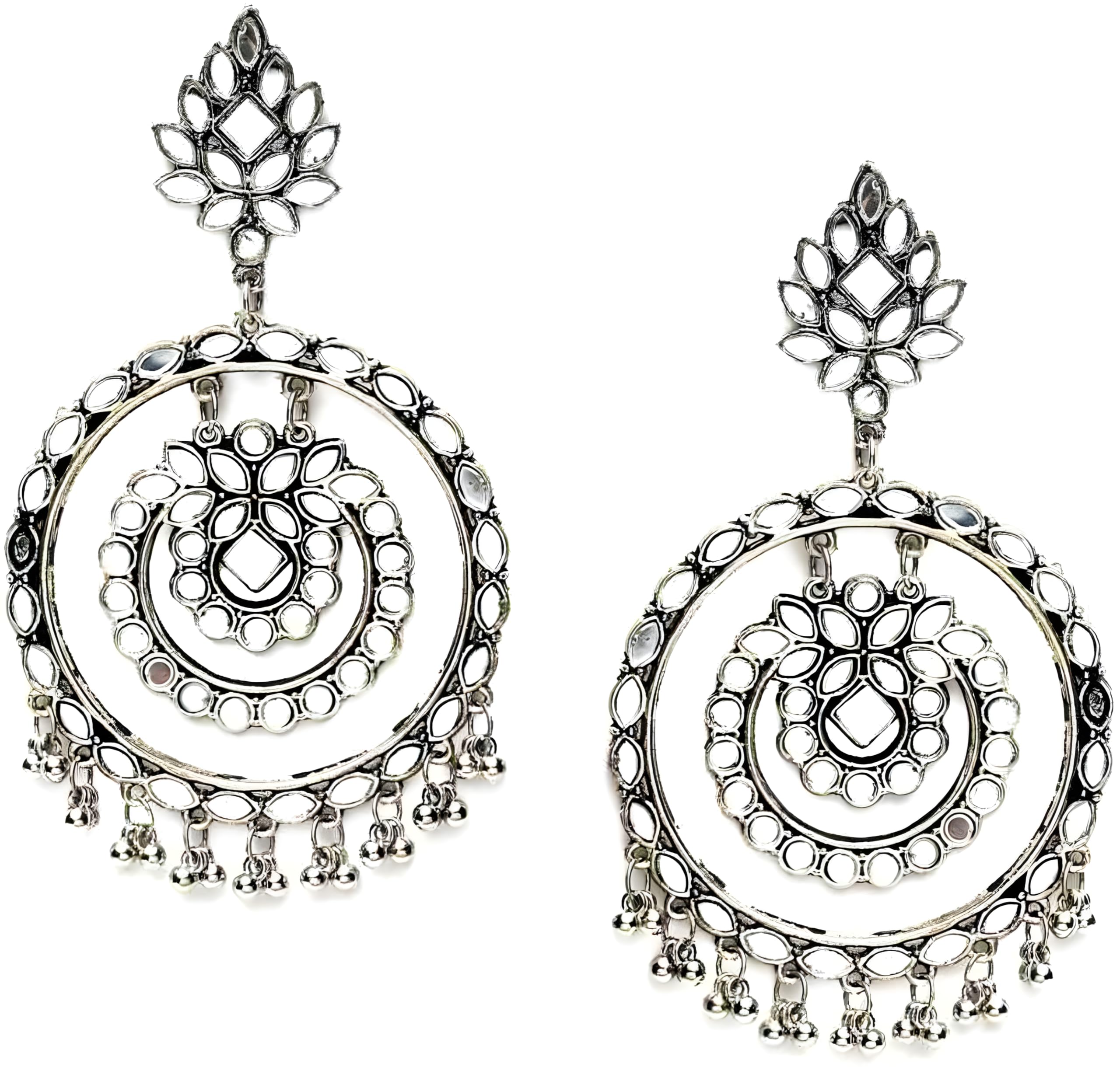 See full amazon price history chart for MK COLLECTIONS Oxidised Silver Mirror Chandbali Earrings For Girls and Women | Jewellery Accessories MK COLLECTIONS Oxidised Silver Mirror Chandbali Earrings For Girls and Women | Jewellery Accessories (B0BRY8NY1Z) Amazon Price History, Amazon Price Tracker