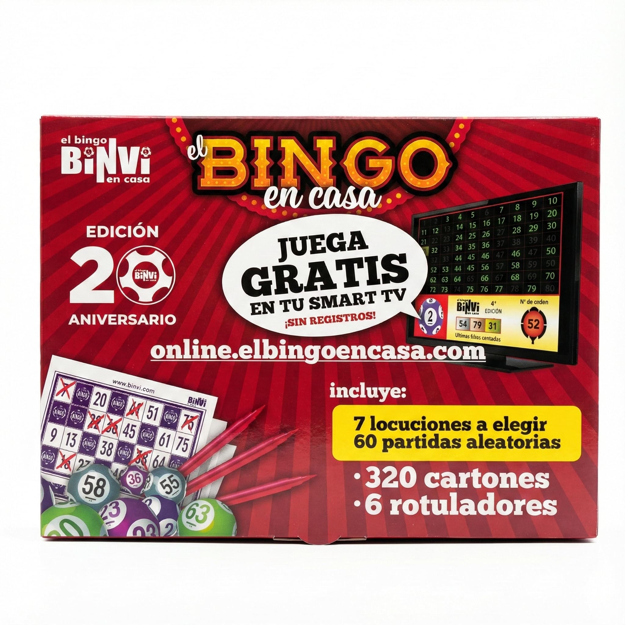 VIDEO BINVI BINGO 4th National Edition 2X1 Online+DVD 160 Cards