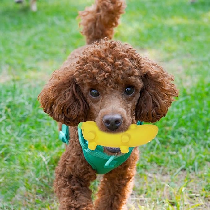 Juguetes para Perros Squeaky Banana 3 Piezas, Mordibles Sonoros miniatura 7