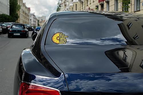 Miniatura 4 de Adhesivo con texto en inglés "It's Okay If The Only Thing You Do Today is Breathe Suicide Awarense", fabricante de calcomanías, calcomanías para