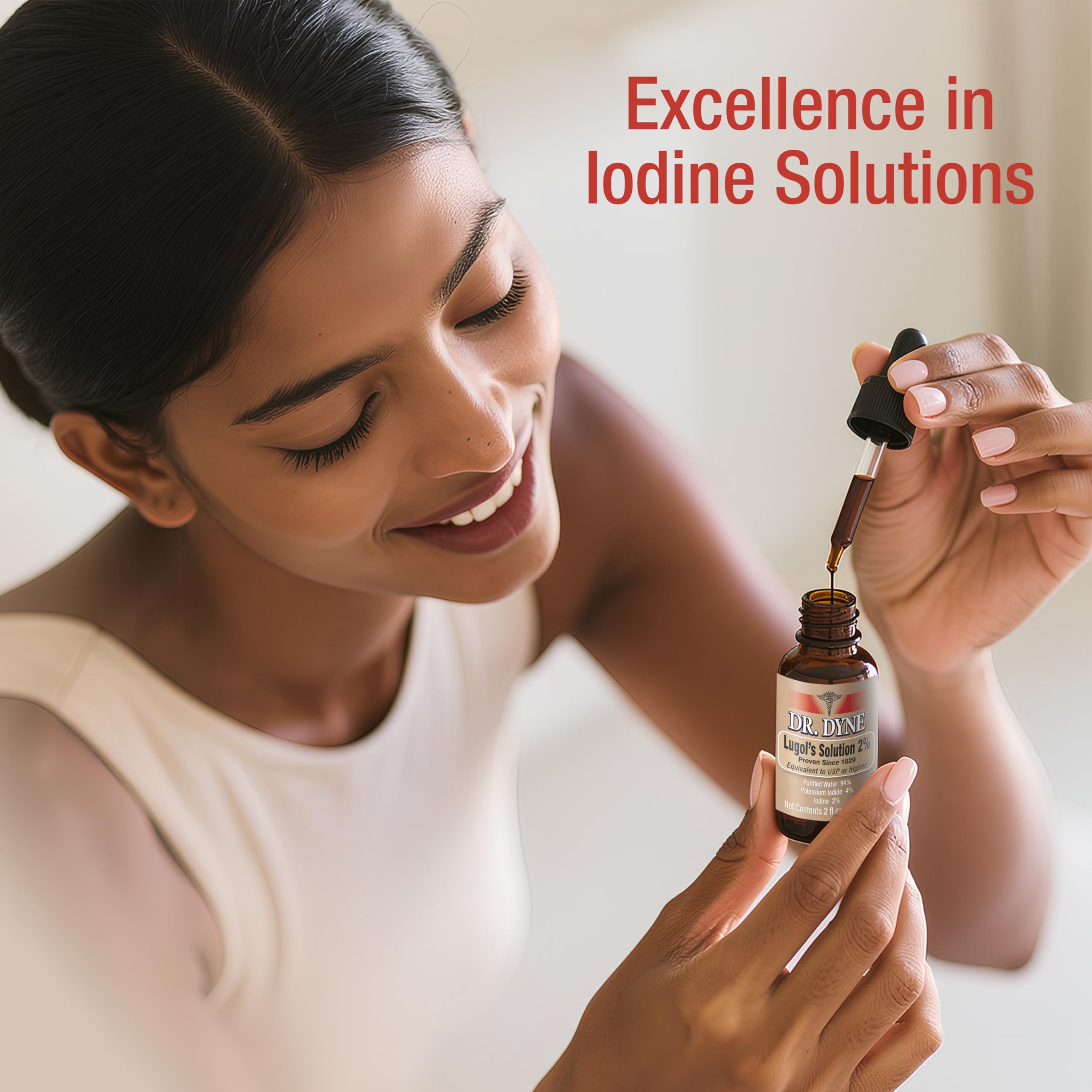 Lugol's Iodine Solution 2% - 2 fl oz - Premium Liquid Iodine & Potassium Iodide Solution - USP Grade or Higher - Made in The USA — Amazon image 8
