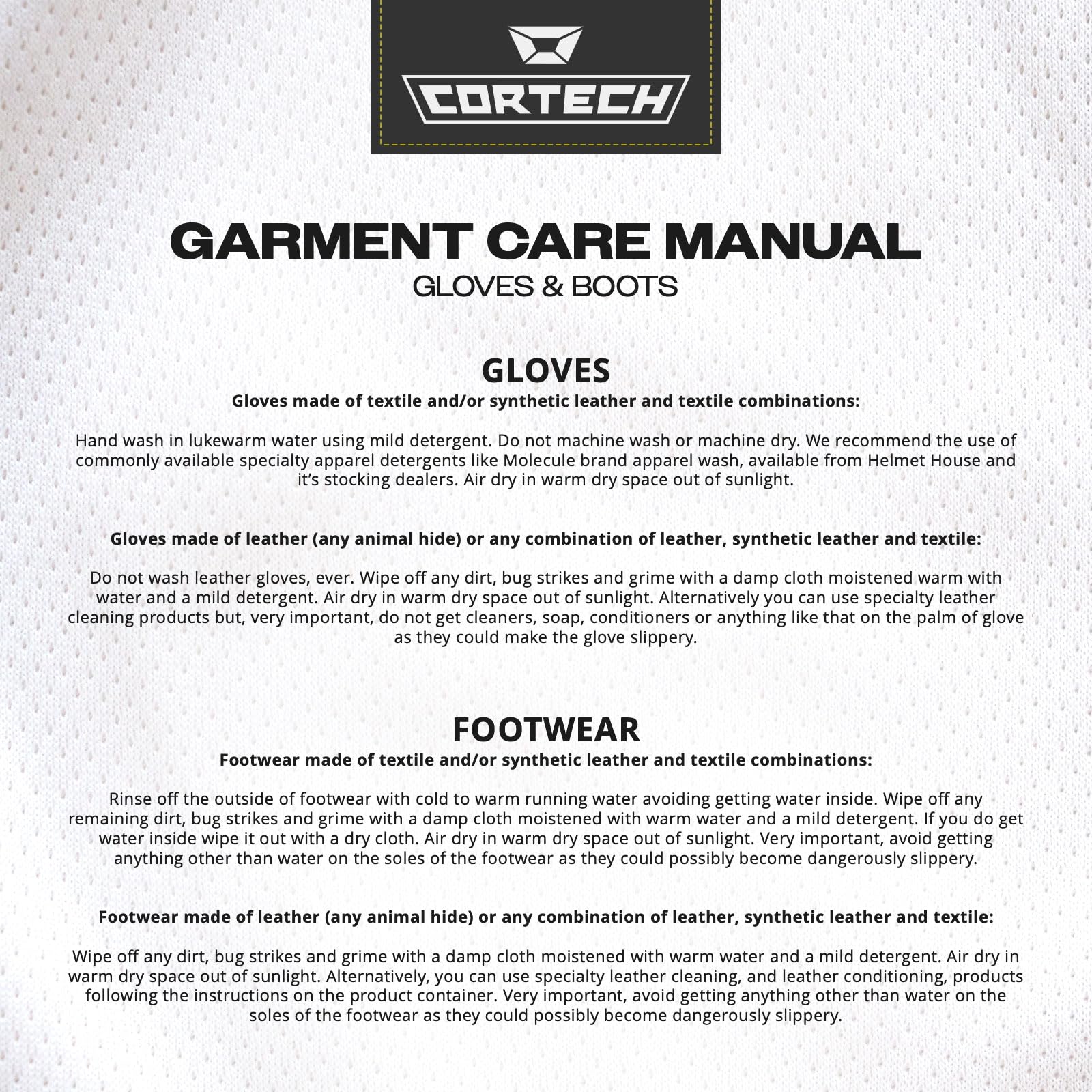 cortech The Bully Leather 2.0 Gants