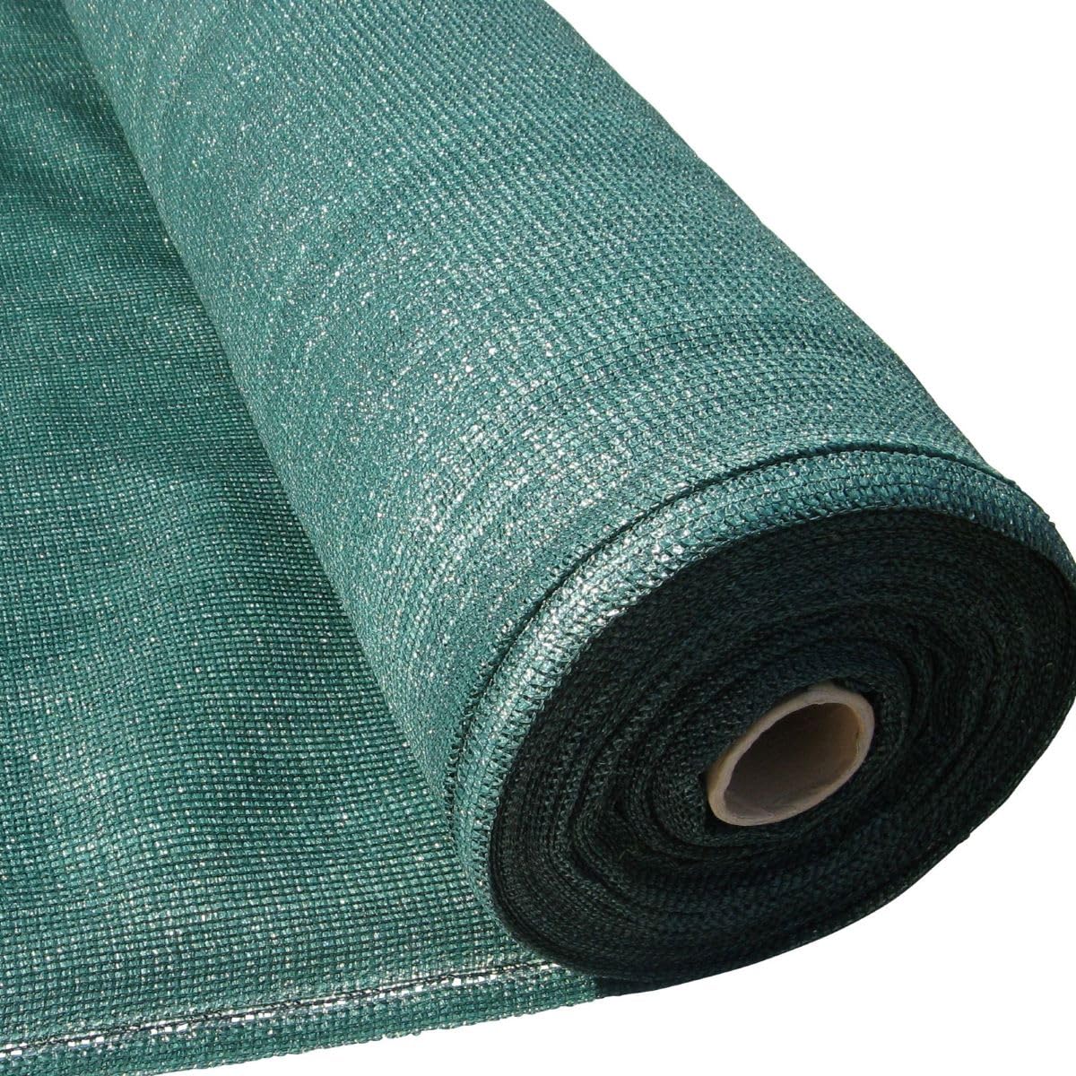 Malla de sombreo 150 g/m², Verde Oscuro, Varias Dimensiones, protección Solar, Pantalla de privacidad, protección contra el Viento (1,80 m x 10,00 m = 18 m² (plegada))