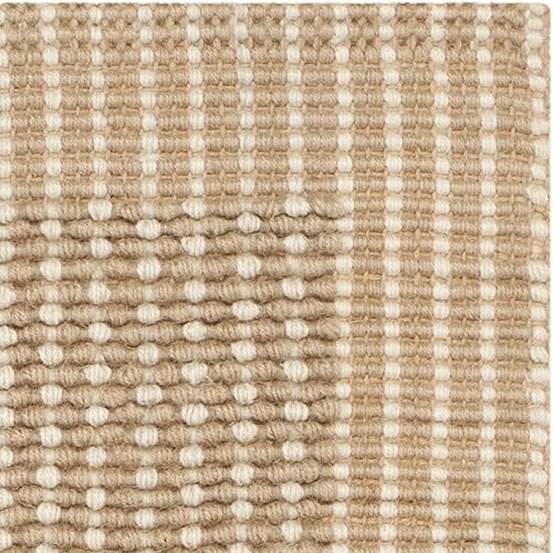 Miniatura 4 de SAFAVIEH Natural Fiber Collection - Alfombra decorativa de 2 pies 6 pulgadas x 4 pies, marfil y beige, yute hecho a mano, ideal para zonas de alto