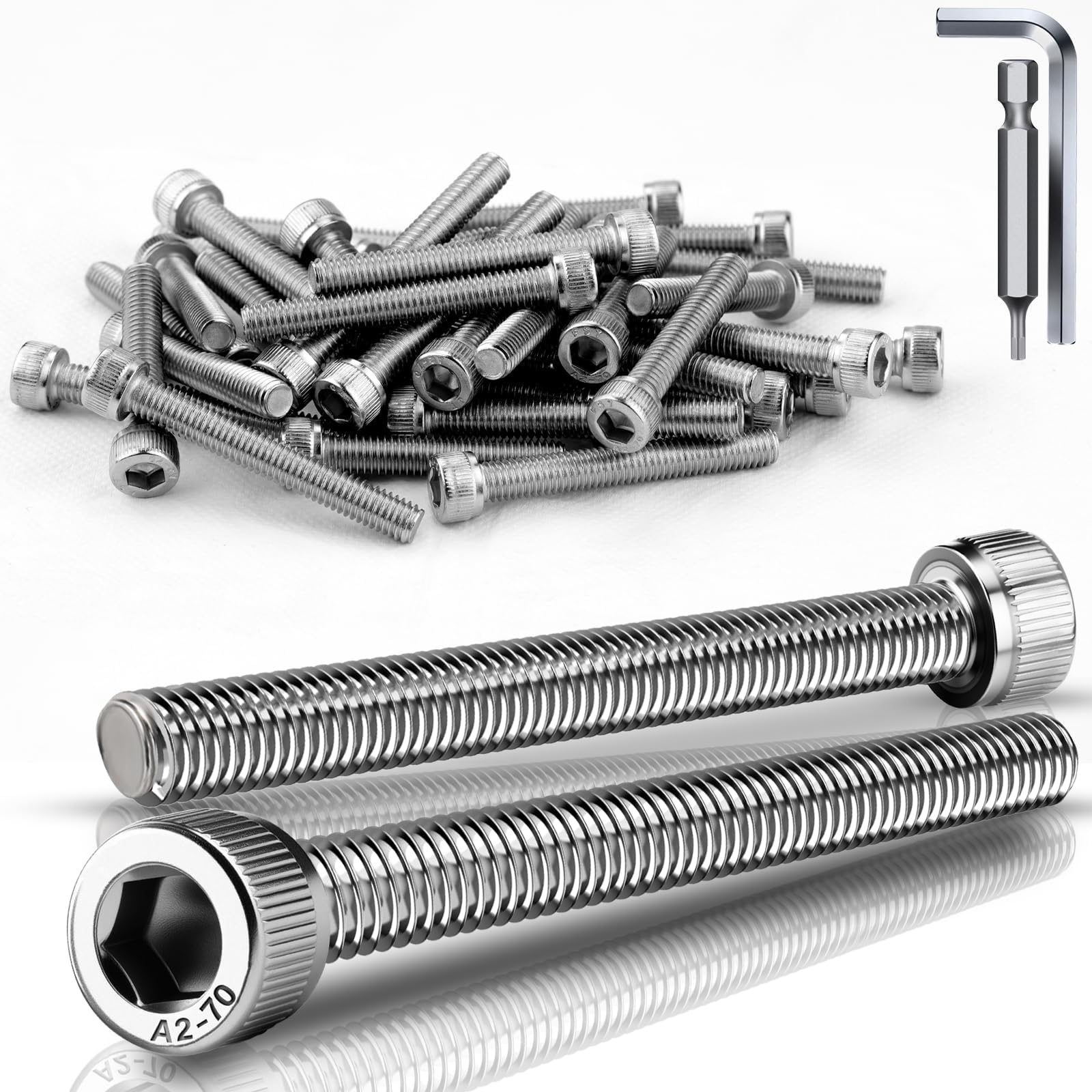 TXXATX M5 Screws Allen Socket Head Cap Screws M5x55 mm