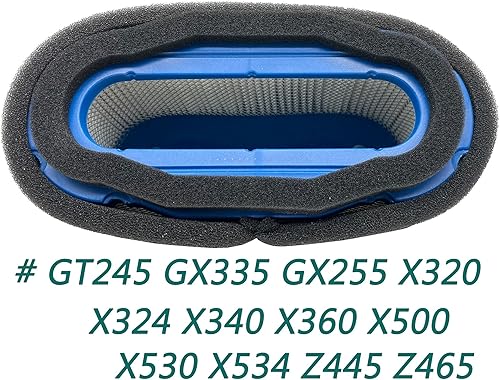 Miniatura 5 de Filtro de aire Pre filtro para John Deere 647 657 667 717A 727A Z Trak cortacéspedes GT245 GX255 GX335 335 Tractores de césped Kawasaki
