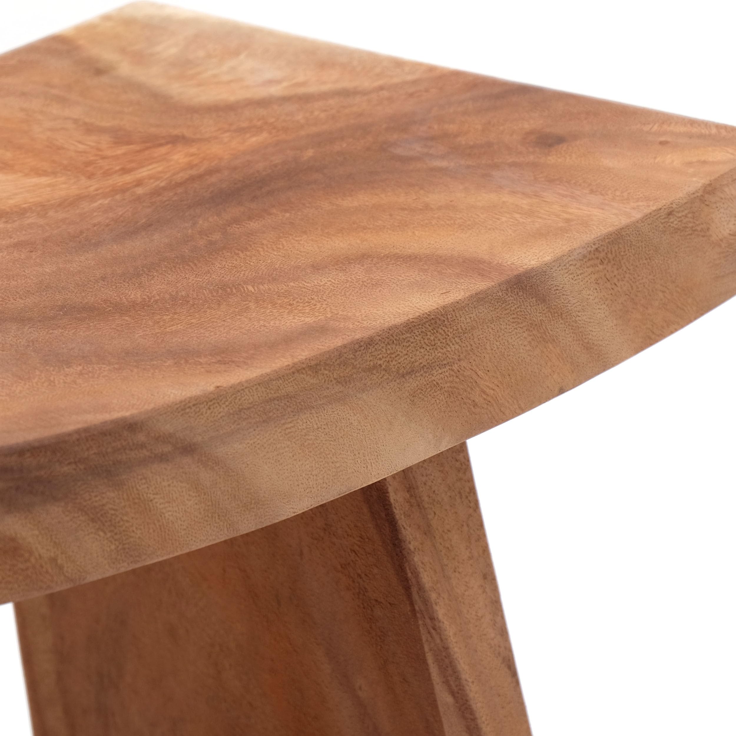 Design STOŁEK SIEDZENIOWY FINCA | Suarholz, Akacja, 50 cm | Drewniany taboret, stolik pomocniczy, stołek na rośliny