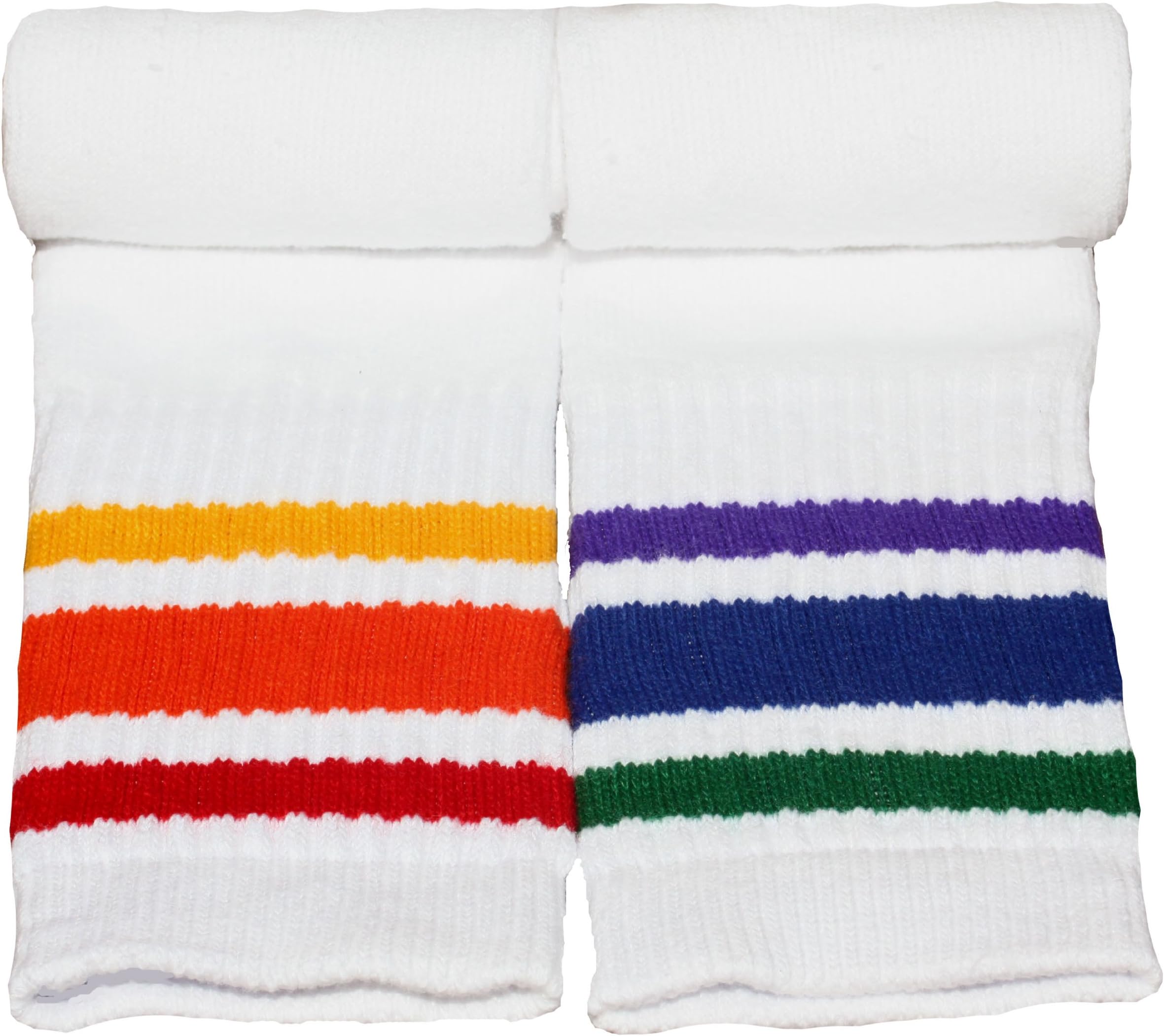 Rainbow 22" Knee High Tube Socks