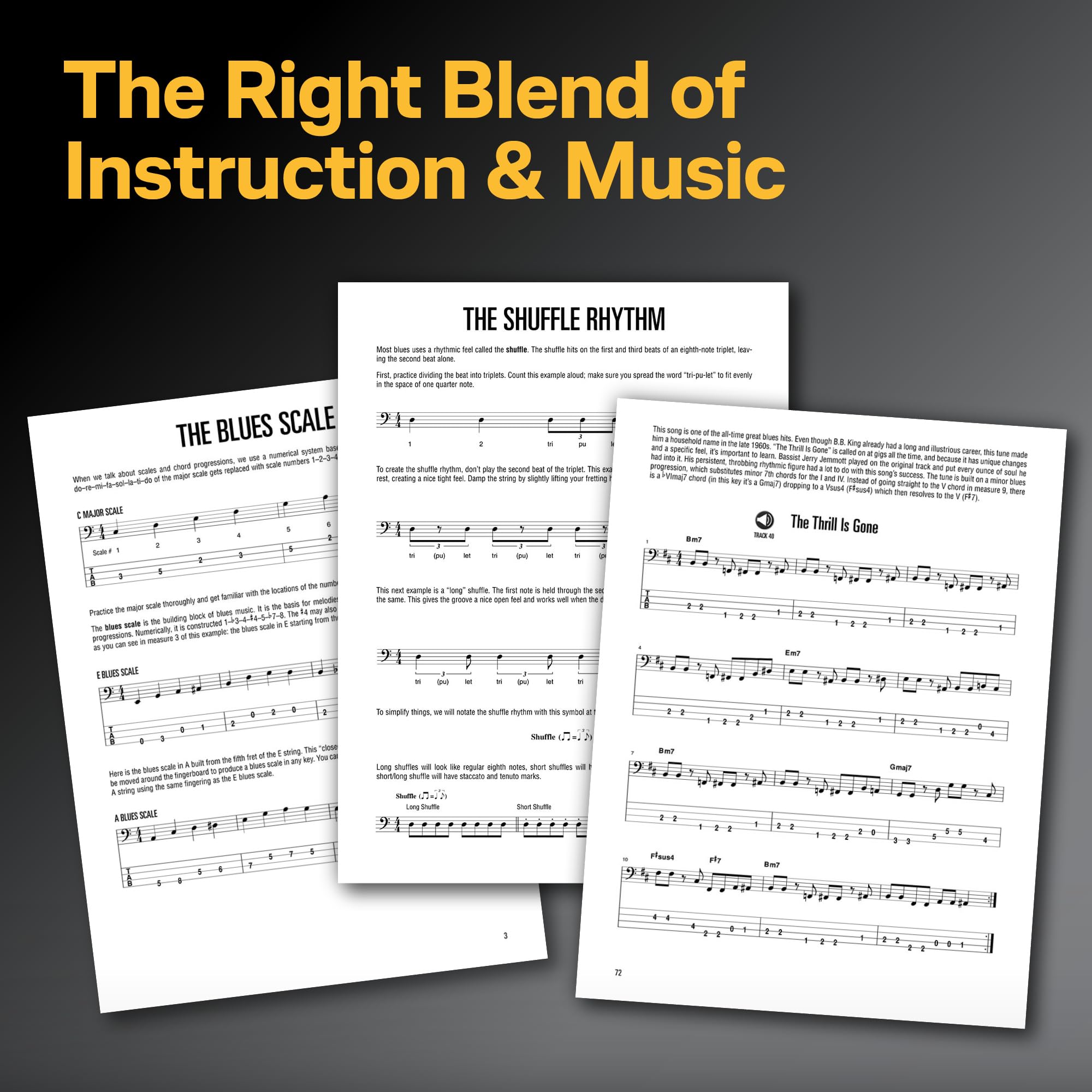 Hal leonard bass method : blues bass - recueil + enregistrement(s) en ligne: A Guide to the Essential Styles and Techniques
