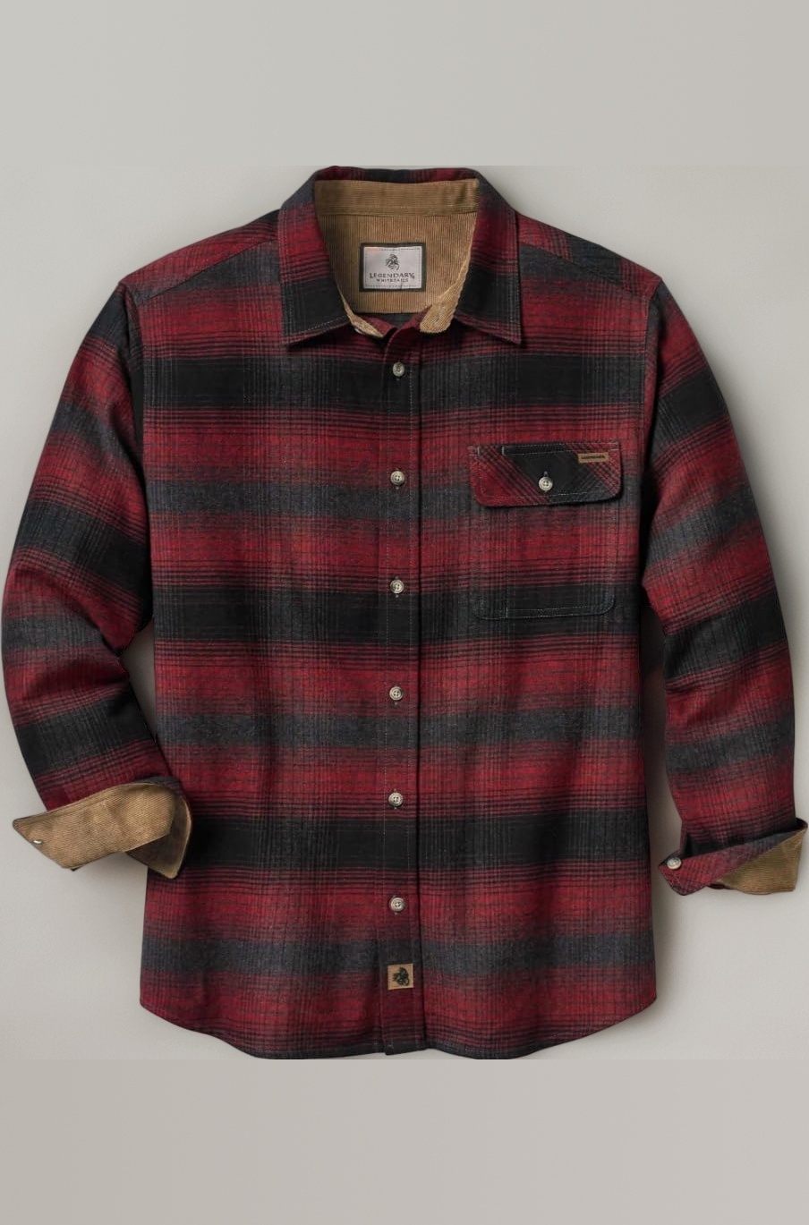 Legendary Whitetails Men's Buck Camp Flannel Shirt