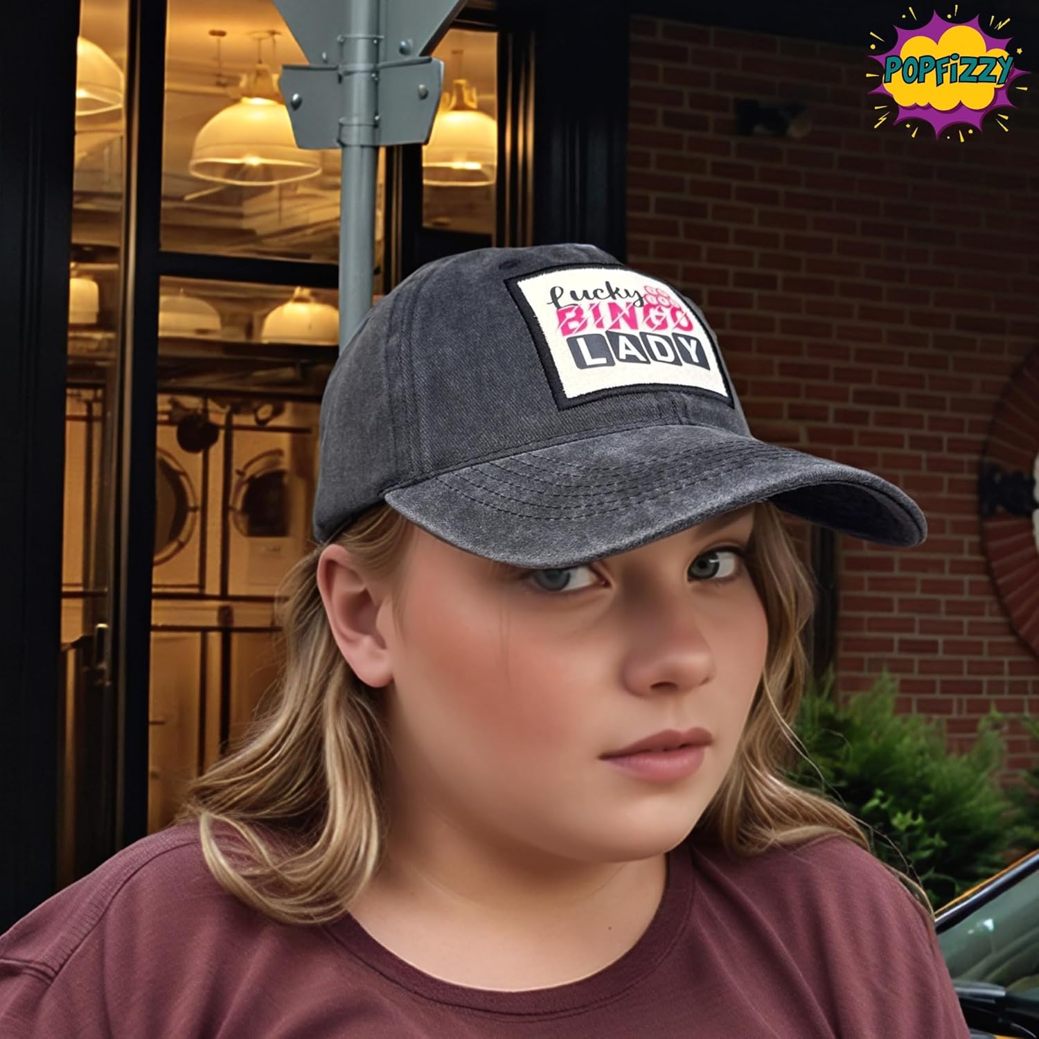 Popfizzy Funny Hats for Men and Women, Fun Adult Baseball Cap, Funny Birthday Gifts for Women and Men, Cool Dad Hat Gift Idea