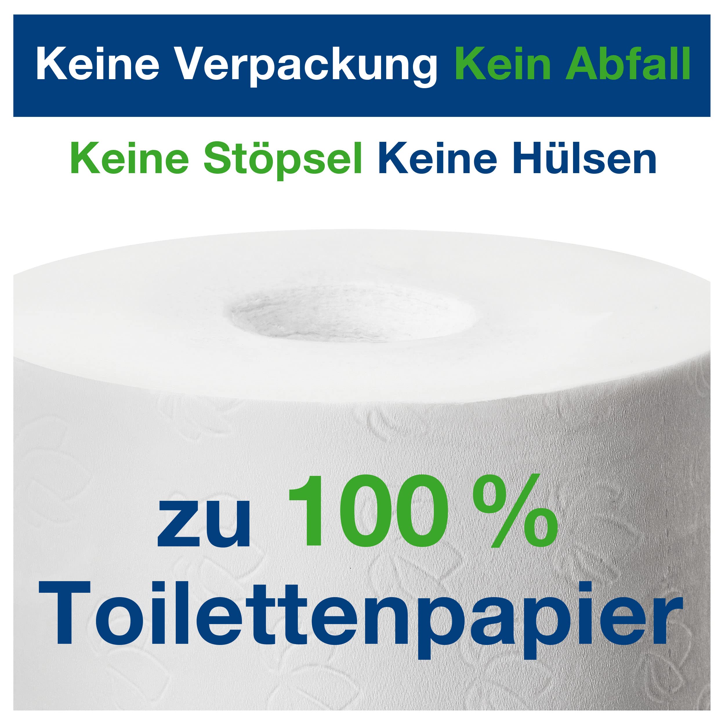 Tork 472139 extra weiches hülsenloses Midi Toilettenpapier in Premium Qualität für Tork T7 Doppelrollenspender / WC-Papier 3 lagig / hülsenlos / extra weich und reißfest, 18 x 550 Blatt