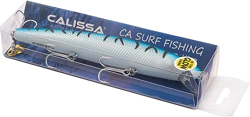 Miniatura 25 de Calissa Offshore Tackle 110mm and 140mm California Inshore Fishing - Special Jerkbait Crankbait Surf Flash Fishing Salt Pro Lure Minnow Zebra MS