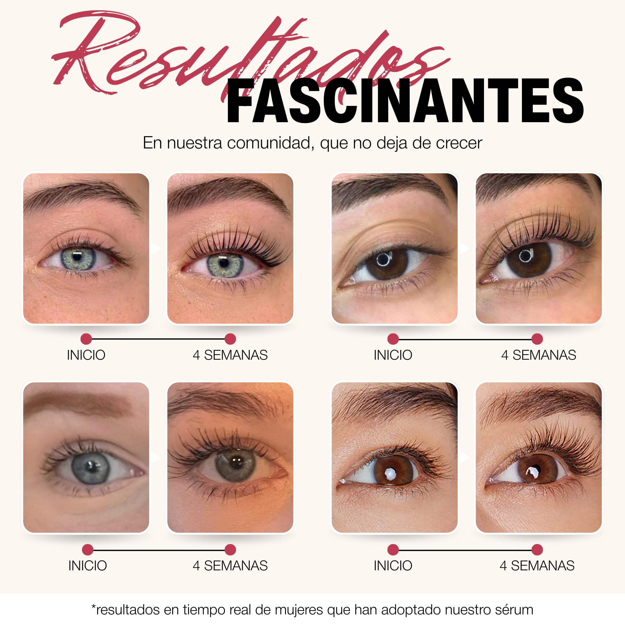 ROSEGOLD ROSELASH Serum Pestañas Crecimiento Lash Serum Eyelash Serum para Pestañas Más Largas Densas y Fuertes - 99% Natural - Fabricado en Francia - Sin Hormonas Sin Perfume Vegan Cruelty Free