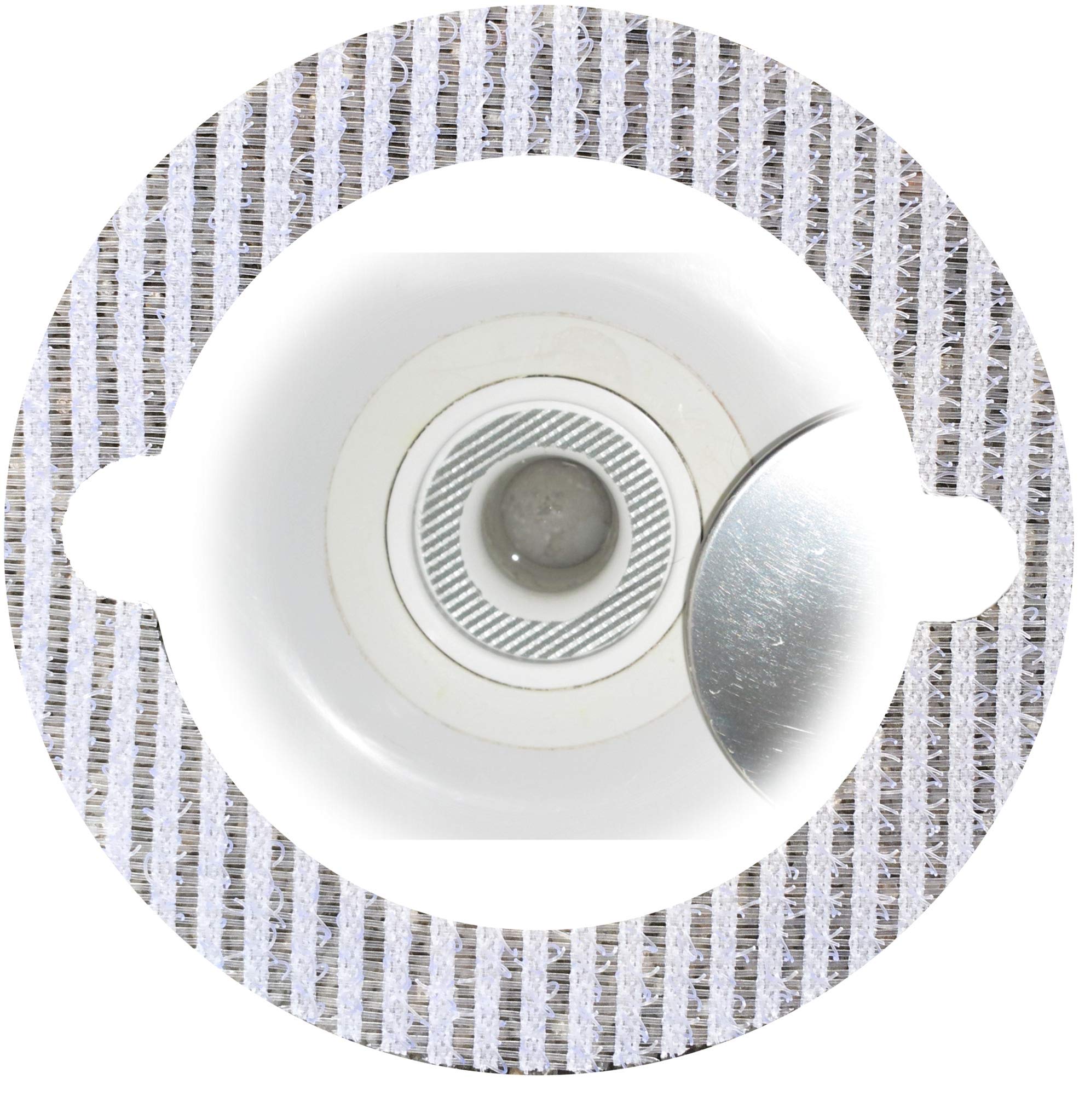 HäkchenRein Haarsieb Haarfänger für Moderne Duschen | 50 Stück | Durchmesser 6 cm | Viega, AlcaPlast, UVM.