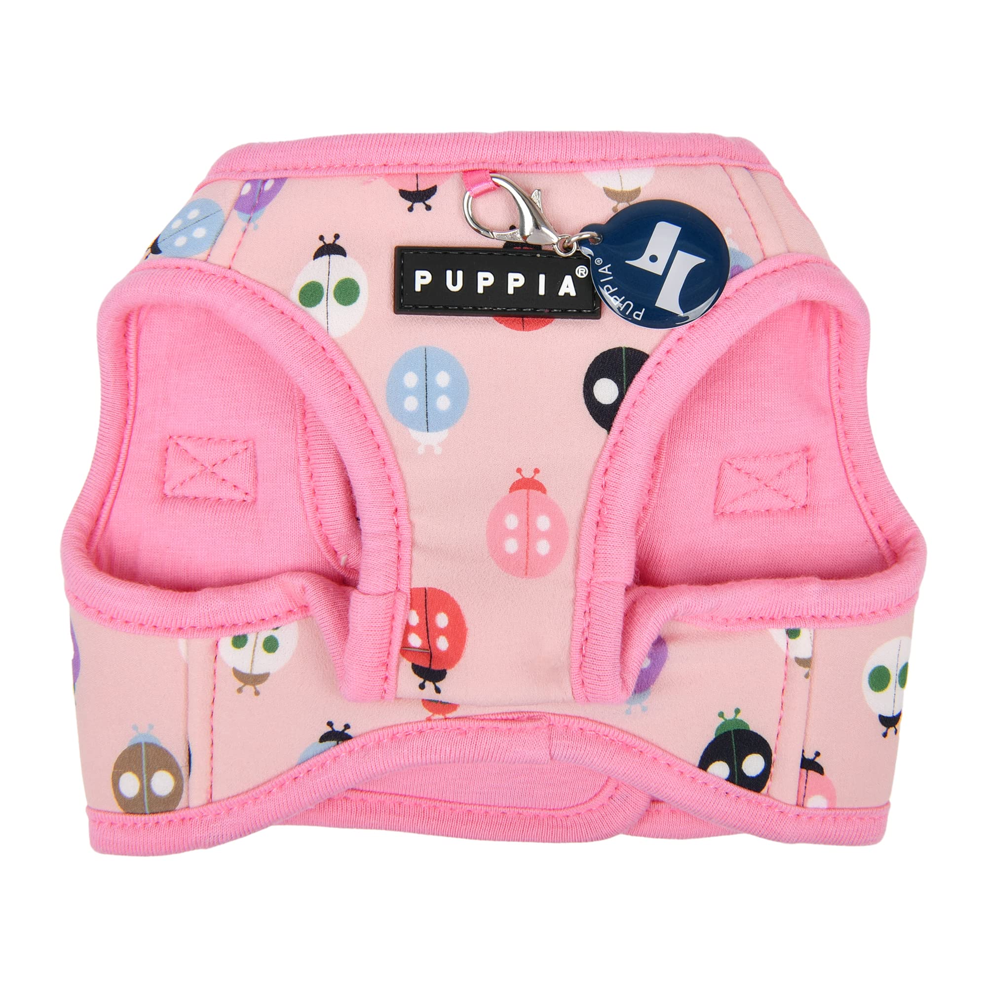 Puppia Lady Beetle Step-in Vest Dog Harness No Choke No Pull Walking Training for Small and Medium Dog - Pink - S - Image 3
