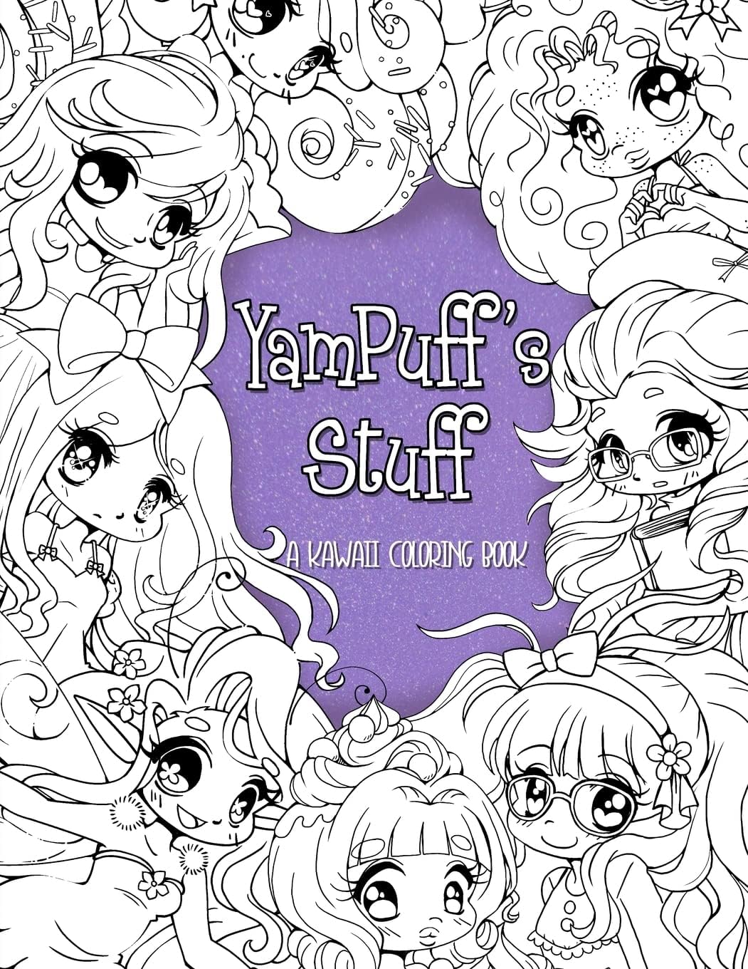 YamPuff's Stuff: A Kawaii Coloring Book of Chibis and Cute Girls