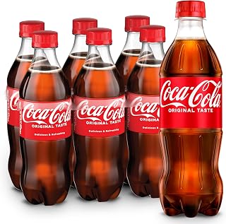 Coca-Cola Original Soda Soft Drink, 16.9 fl oz Bottles, 6 Pack - Crisp Refreshing Taste Since 1886